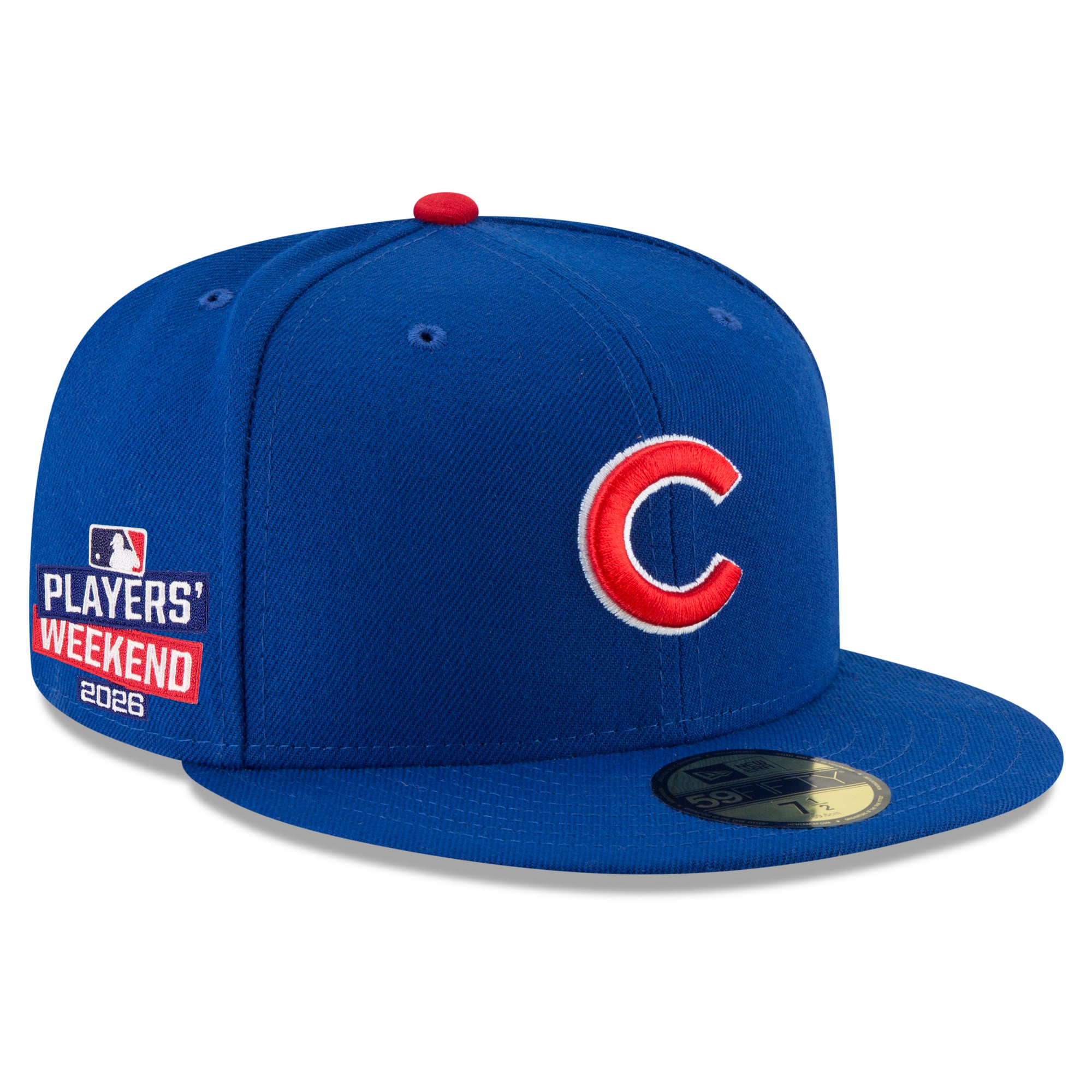 Casquette ajustée New Era Royal Chicago Cubs 2026 Players' Weekend Authentic Collection 59FIFTY pour homme