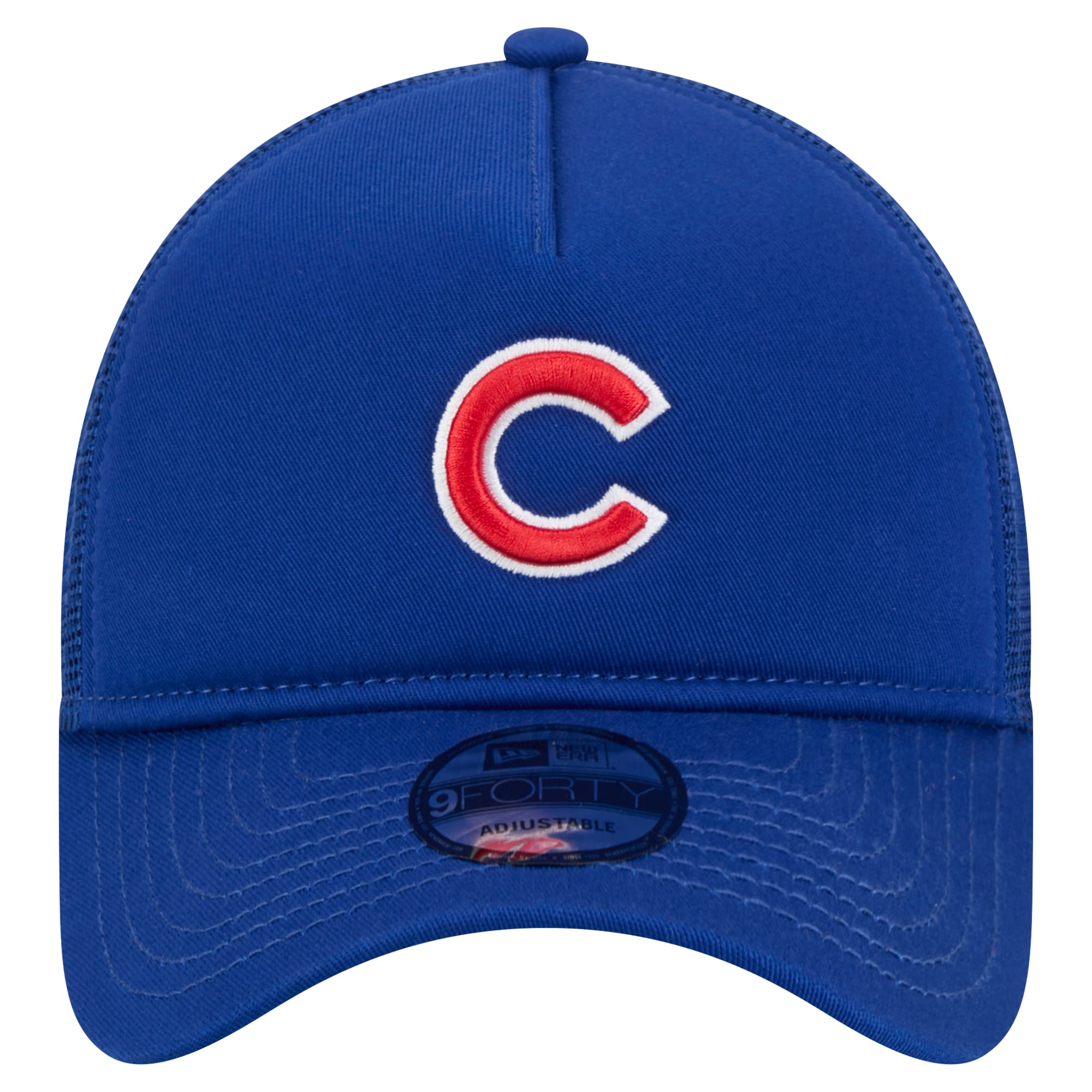 Men's New Era Royal Chicago Cubs 9FORTY A-Frame Trucker Adjustable Hat