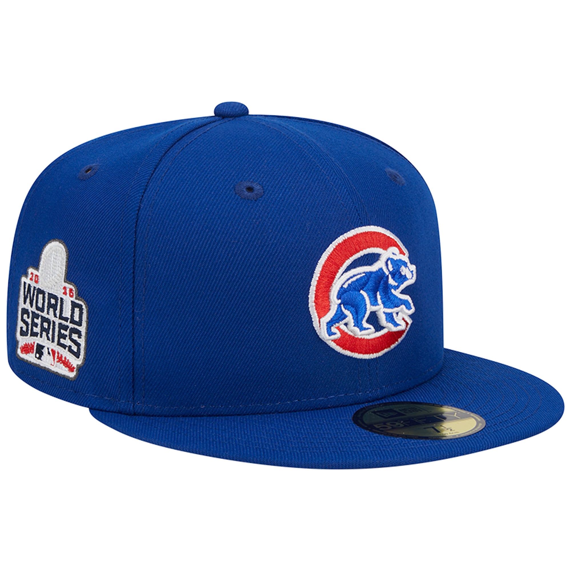 Casquette ajustée 59FIFTY pour homme New Era Royal Chicago Cubs Alternate Logo 2016 World Series Team Color