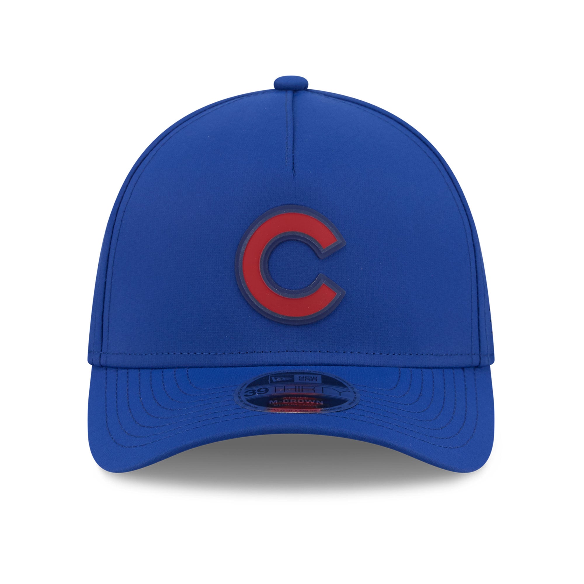 Casquette New Era Royal Chicago Cubs Tonal 39THIRTY A-Frame Flex pour homme