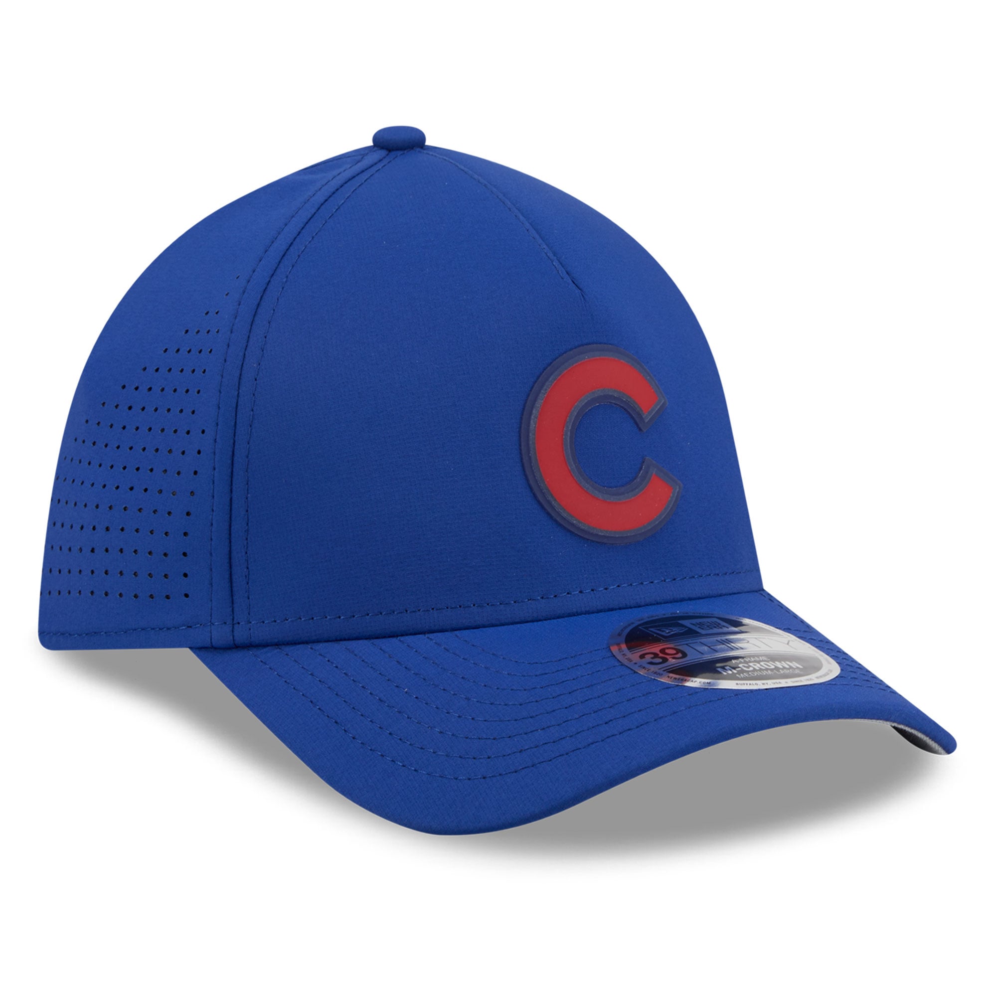 Casquette New Era Royal Chicago Cubs Tonal 39THIRTY A-Frame Flex pour homme