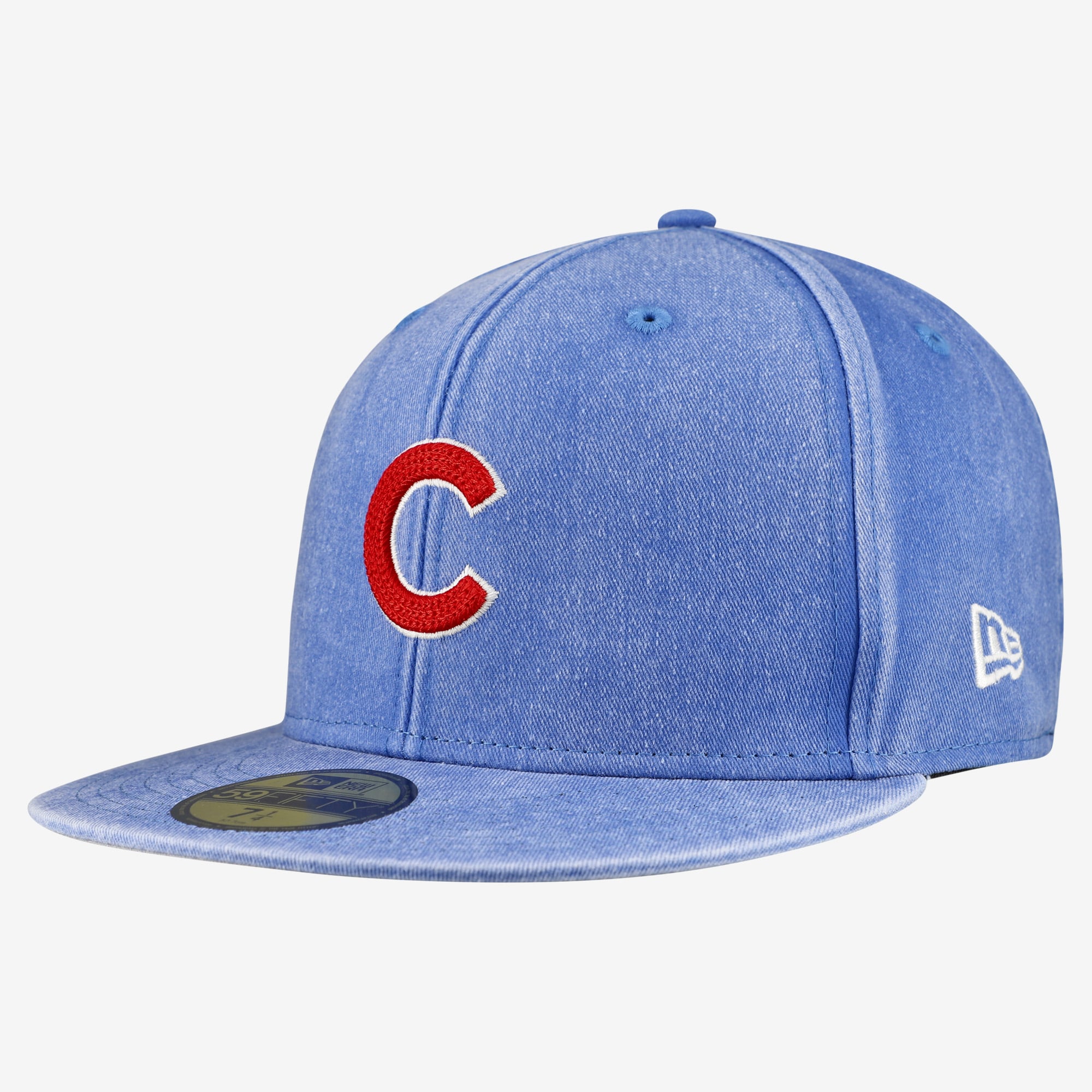 Casquette ajustée New Era Royal Chicago Cubs Washed 59FIFTY pour homme