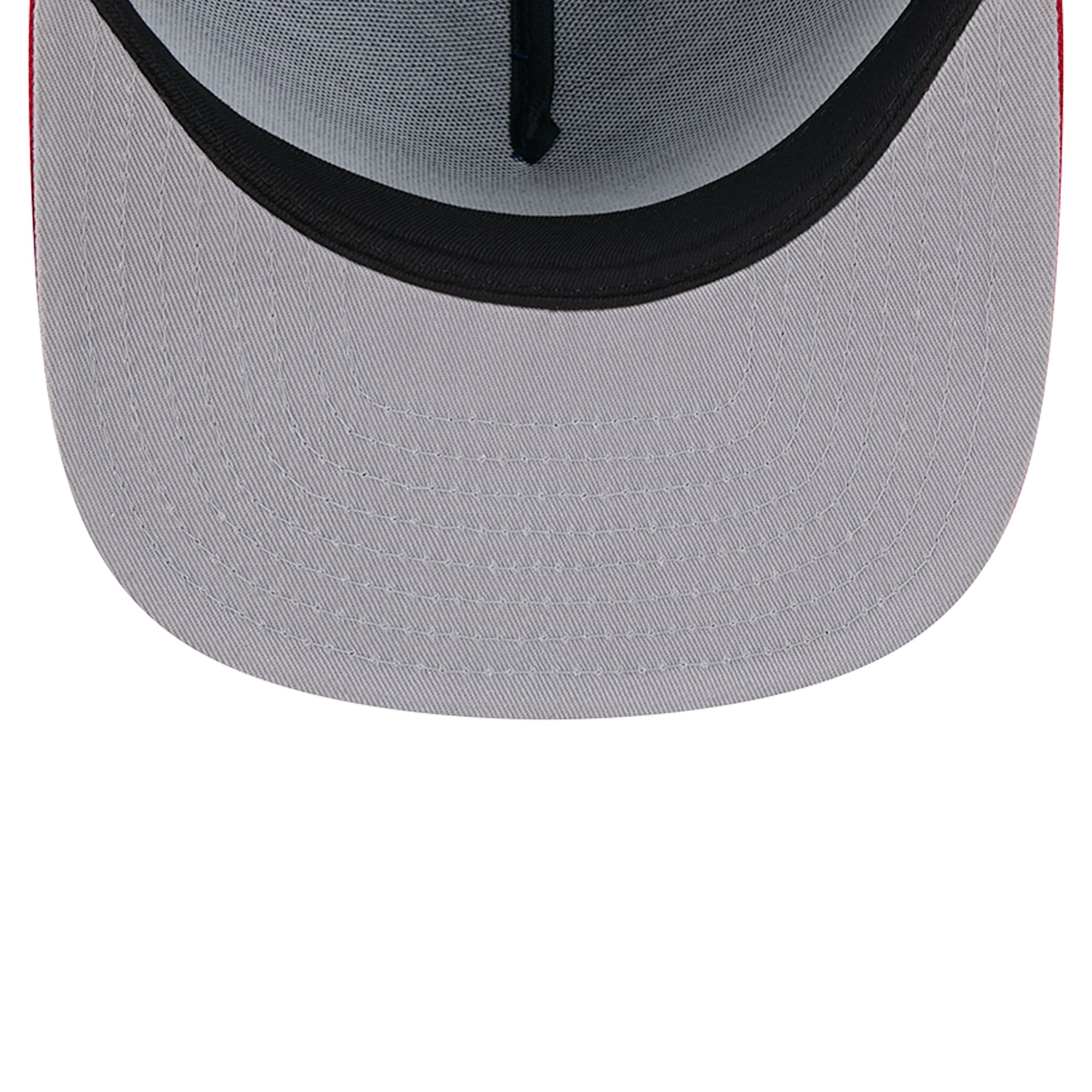 Casquette snapback New Era 9FIFTY pour homme, coloris bleu royal/rouge, motif chenille dégradé Chicago Cubs.