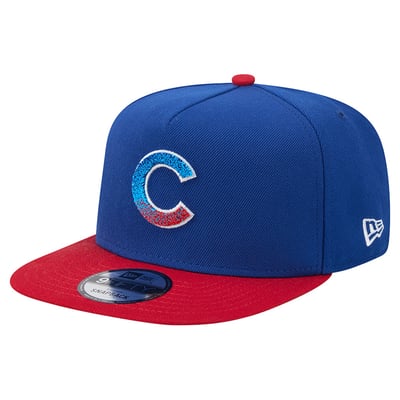Chicago Cubs New Era Chenille Gradient A-Frame 9FIFTY Snapback Hat - Royal/Red