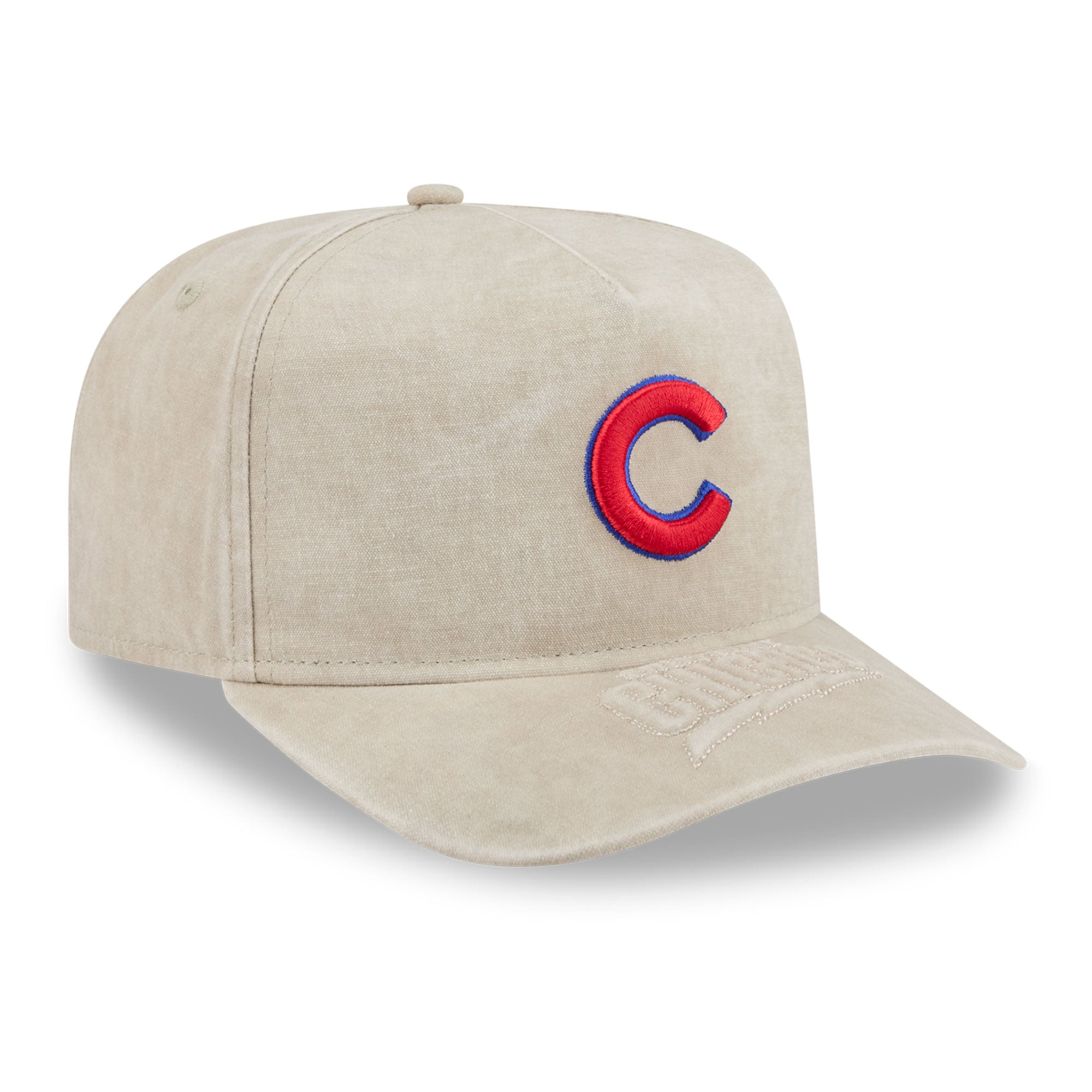 Men's New Era  Tan Chicago Cubs Neutral 9FIFTY A-Frame Snapback Hat