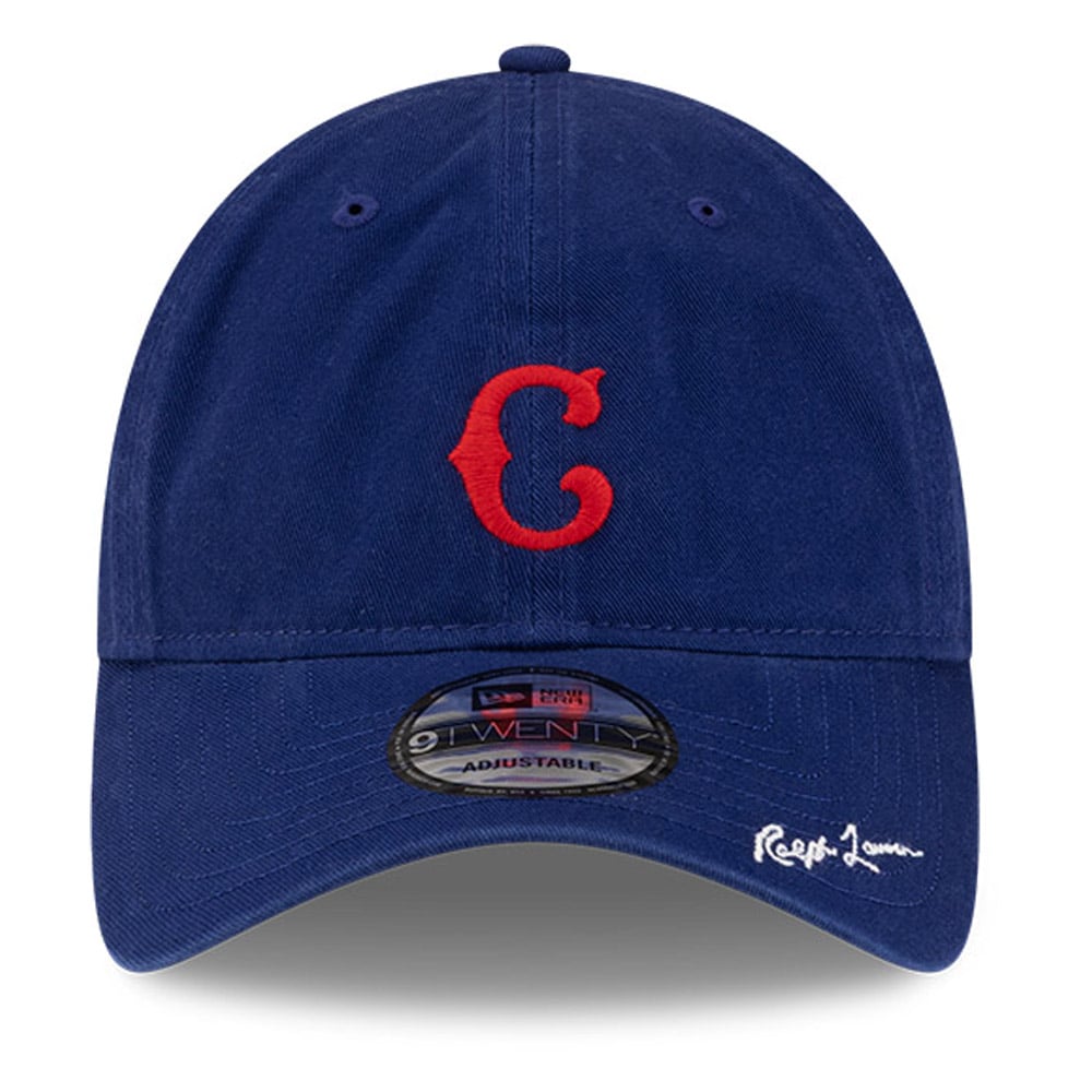 Casquette ajustable New Era x Ralph Lauren Royal Chicago Cubs 9TWENTY pour homme