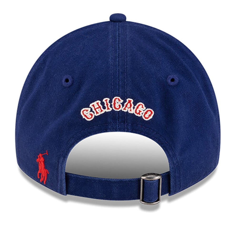 Casquette ajustable New Era x Ralph Lauren Royal Chicago Cubs 9TWENTY pour homme