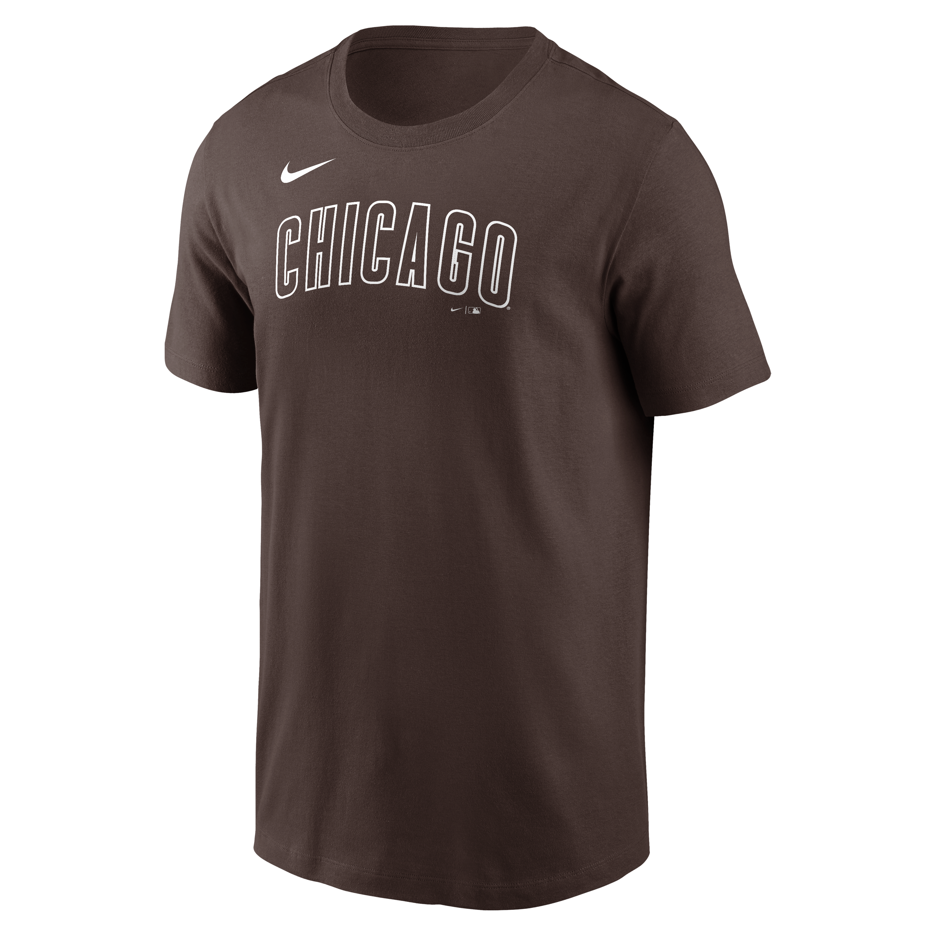 T-shirt Nike marron Chicago Cubs Core Cinder pour homme