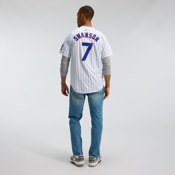 Nike Chicago Cubs Dansby Swanson Home Limited Jersey – White – Men’s XL Men main image 4