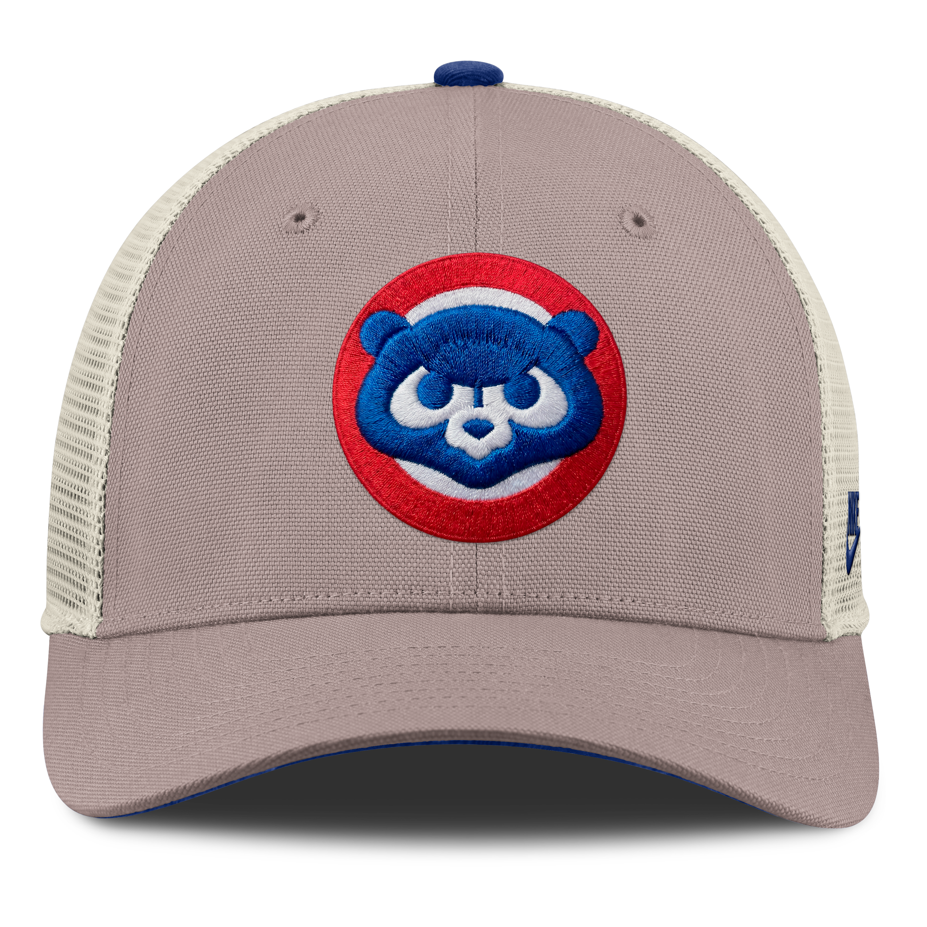 Casquette trucker ajustable Nike kaki Chicago Cubs Cooperstown Rise pour homme