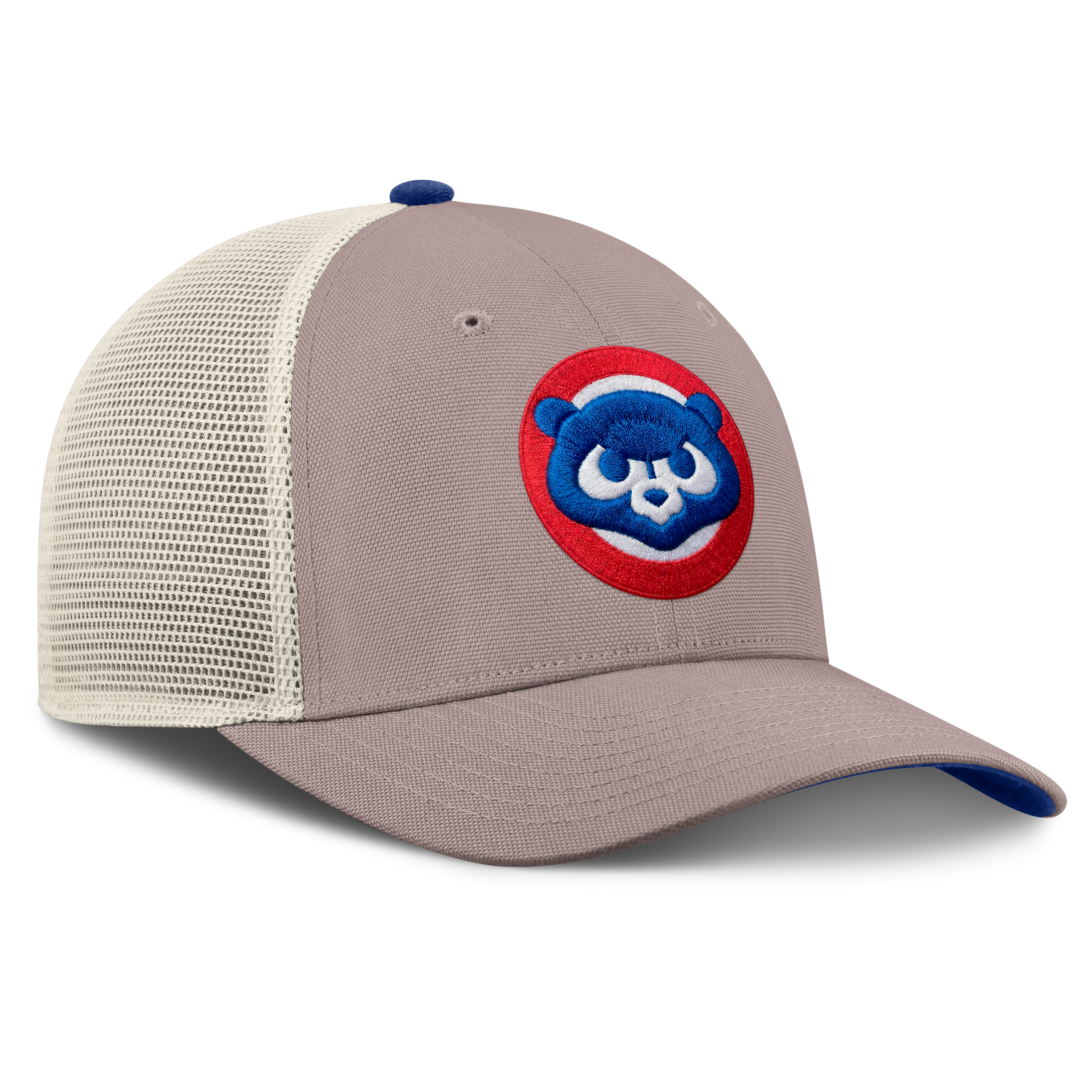 Casquette trucker ajustable Nike kaki Chicago Cubs Cooperstown Rise pour homme