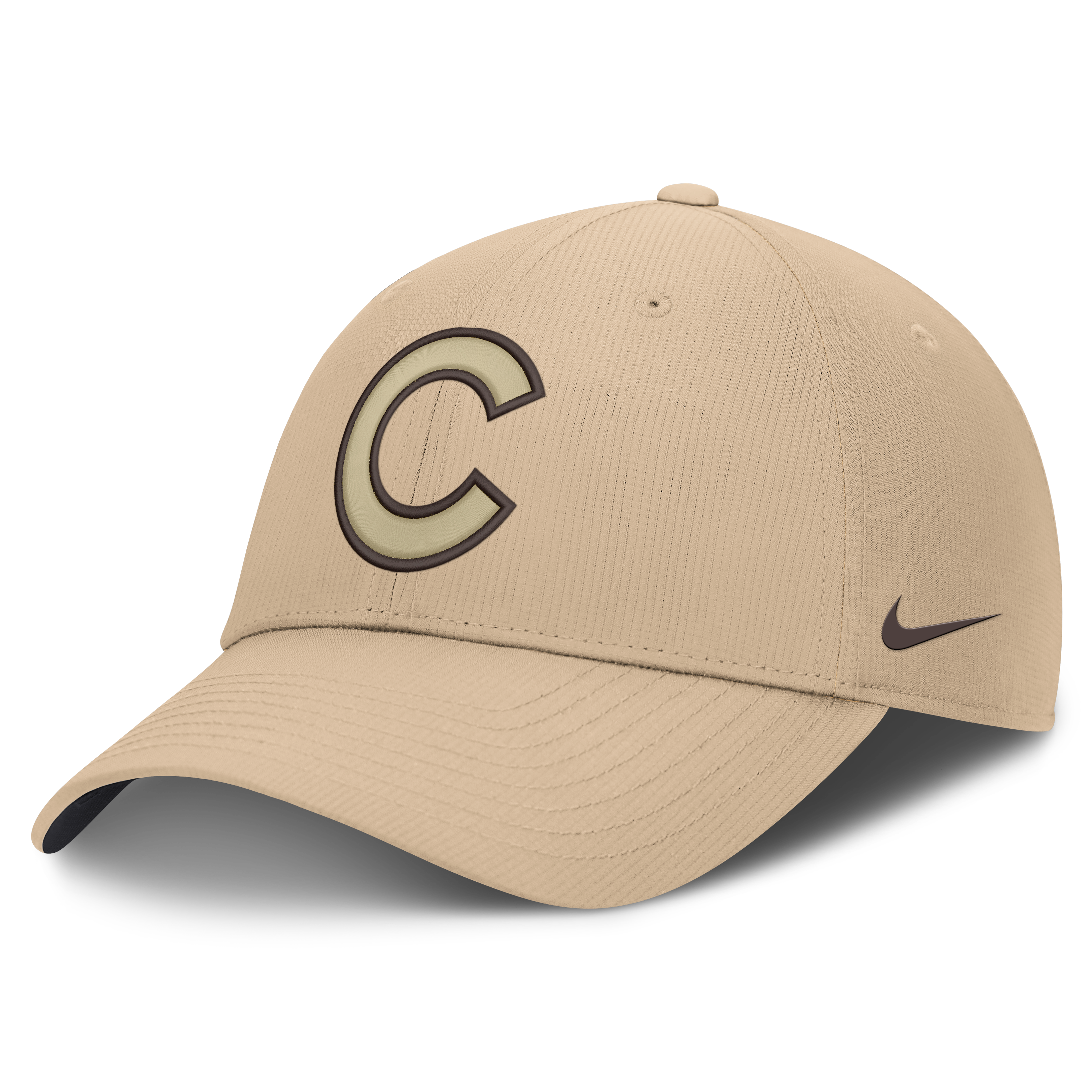 Casquette ajustable Nike Chicago Cubs Desert Ripstop Club kaki pour homme