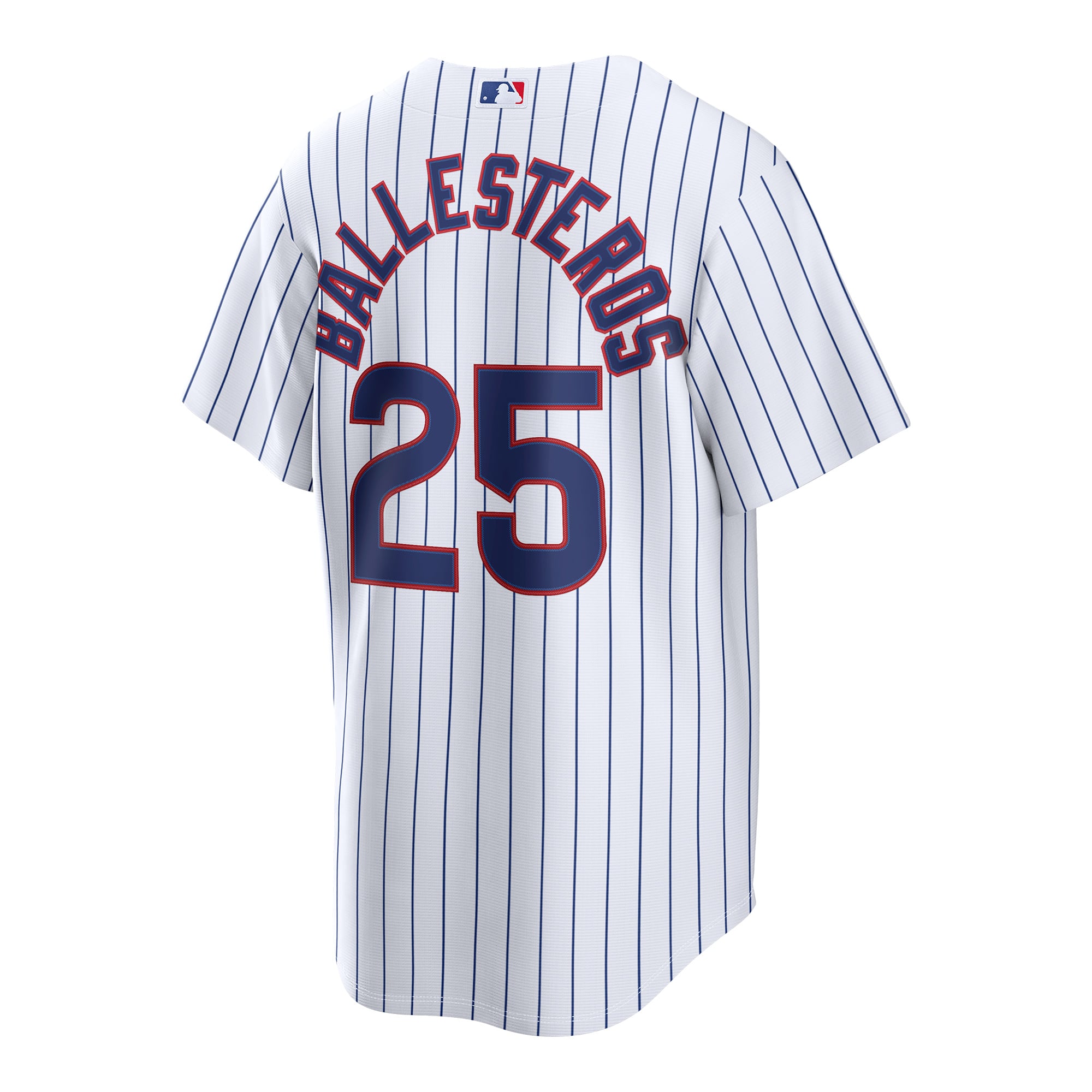 Maillot Nike Moisés Ballesteros pour homme, blanc, réplique domicile des Cubs de Chicago