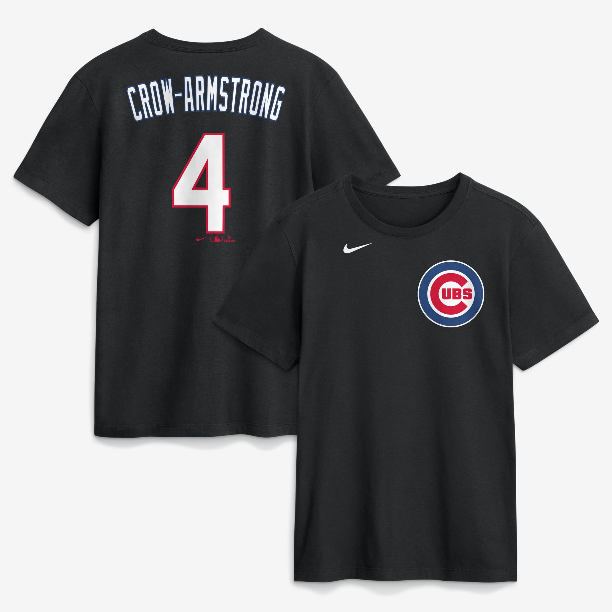 T-shirt Nike Pete Crow-Armstrong Royal Chicago Cubs pour homme, nom et numéro