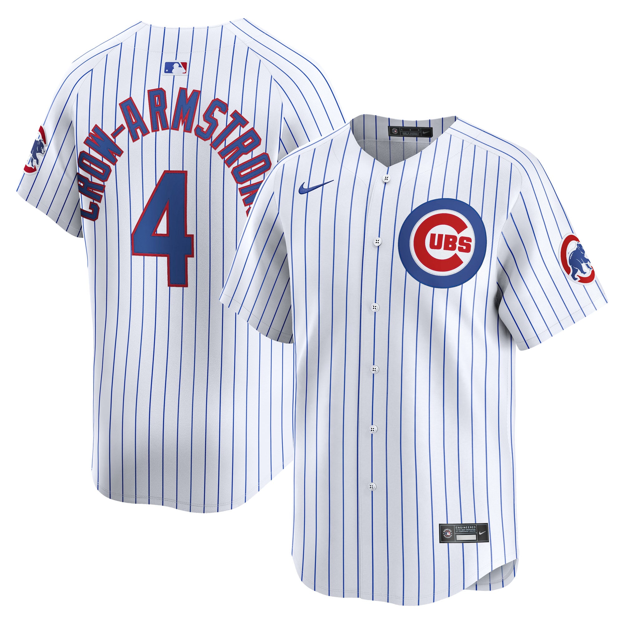 Maillot domicile Nike Pete Crow-Armstrong blanc Chicago Cubs pour homme