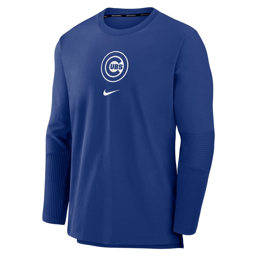 Chicago Cubs Nike Authentic Collection Player Dri-FIT Lightweight Pullover - Royal