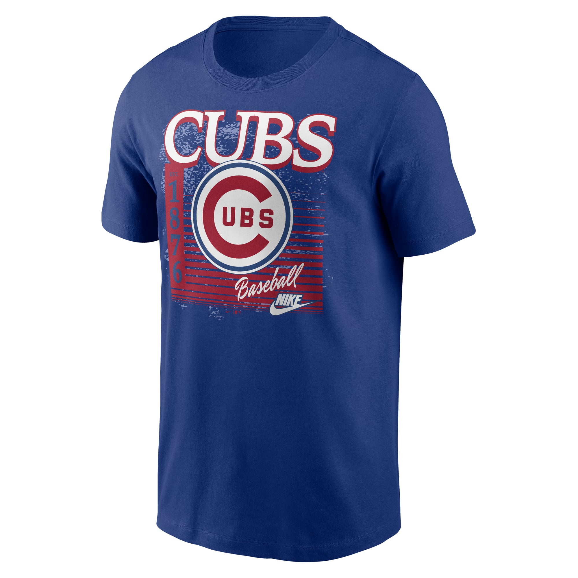 Men's Nike Royal Chicago Cubs Cooperstown Logo T-Shirt