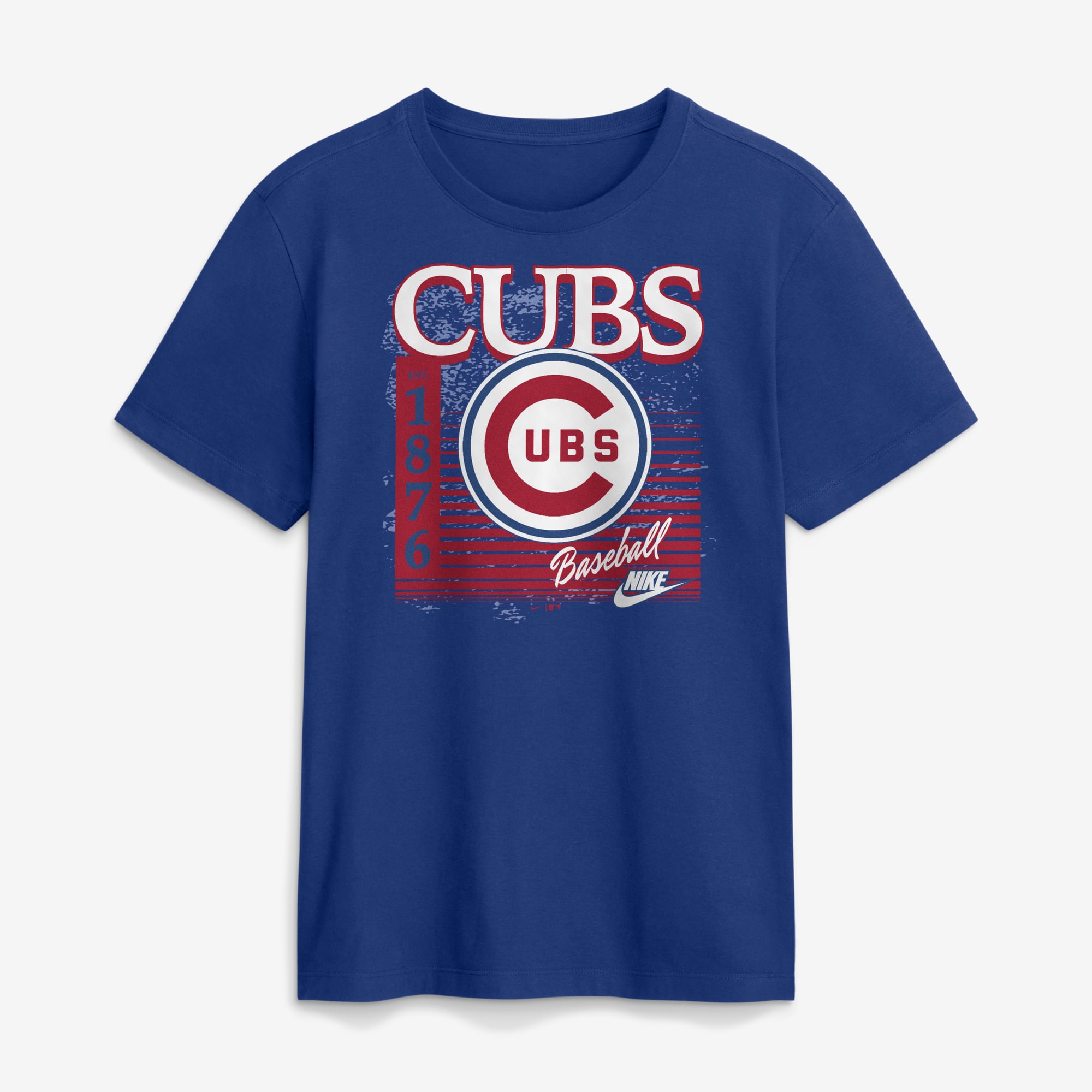 Men's Nike Royal Chicago Cubs Cooperstown Logo T-Shirt
