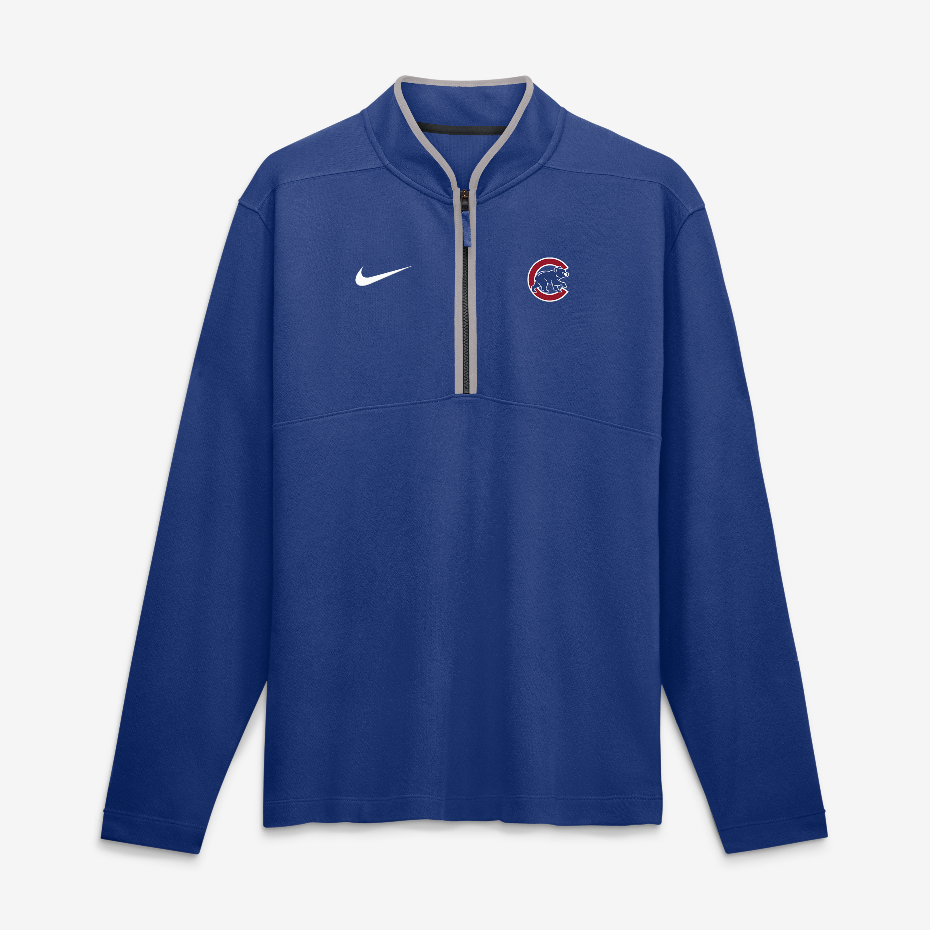 Pull-over Nike Dri-FIT Victory demi-zip bleu royal des Chicago Cubs pour homme