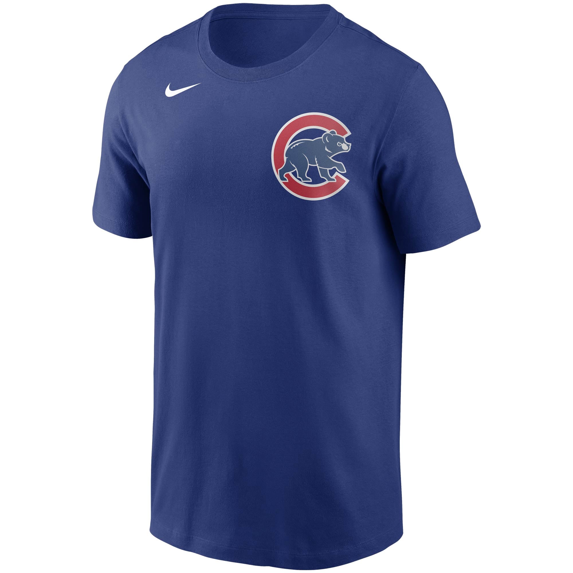 Men's Nike Royal Chicago Cubs Team Wordmark T-Shirt