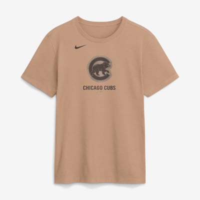 Chicago Cubs Nike Fashion Cotton T-Shirt - Tan