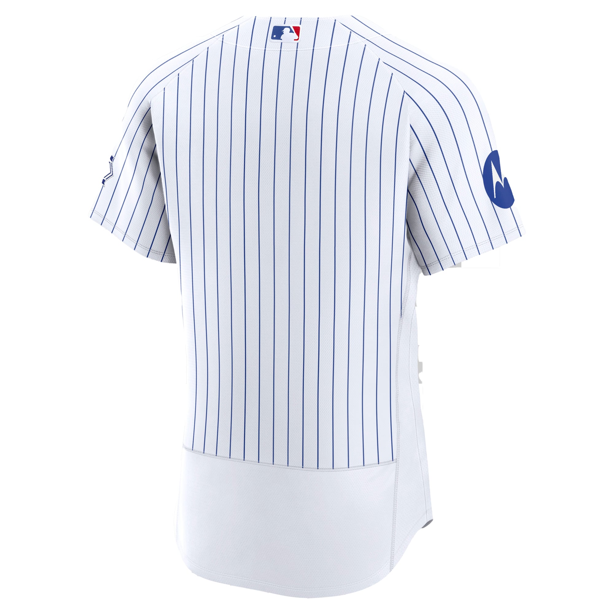 Men's Nike White Chicago Cubs Home Sponsor Patch Authentic Jersey