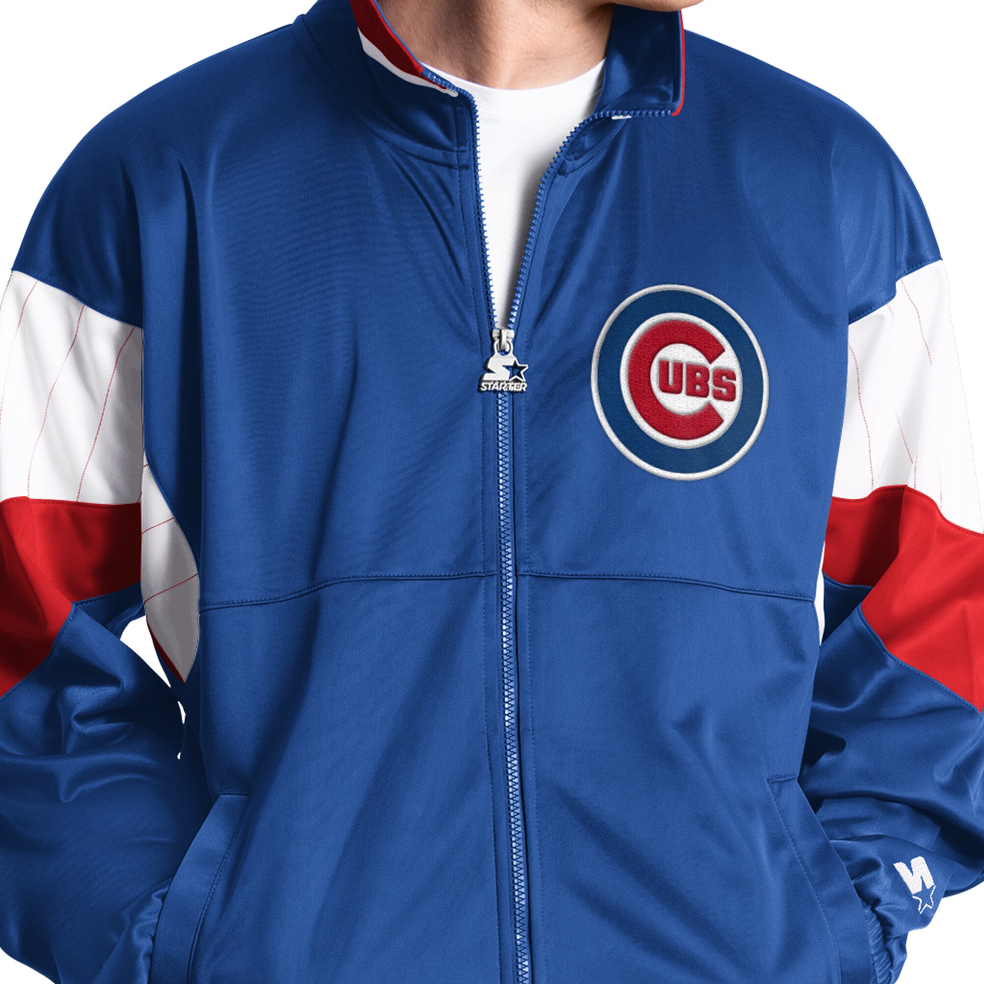 Veste de survêtement zippée intégrale Starter Royal Chicago Cubs Legacy pour homme