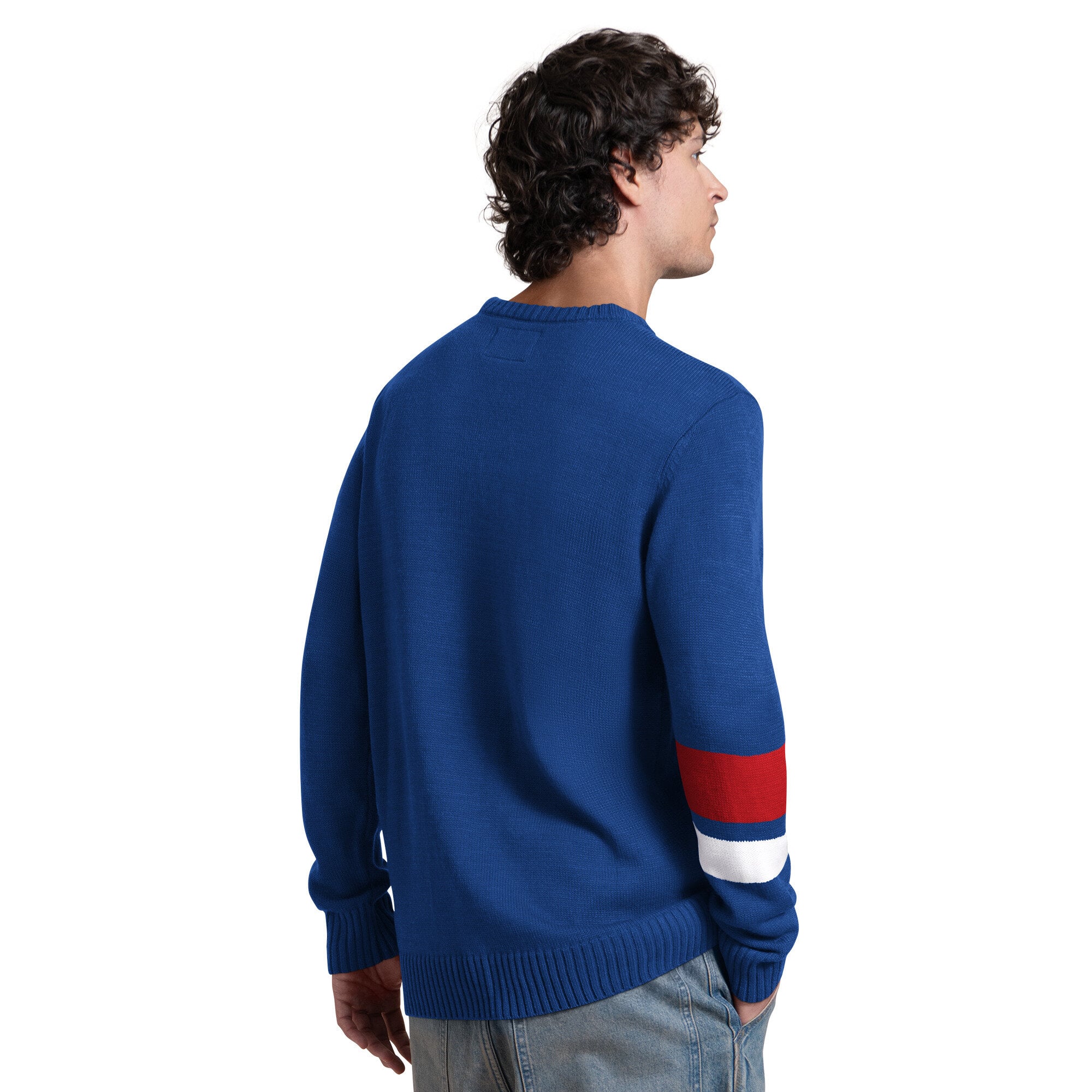 Pull rétro des Cubs de Chicago, modèle Starter Royal, pour homme