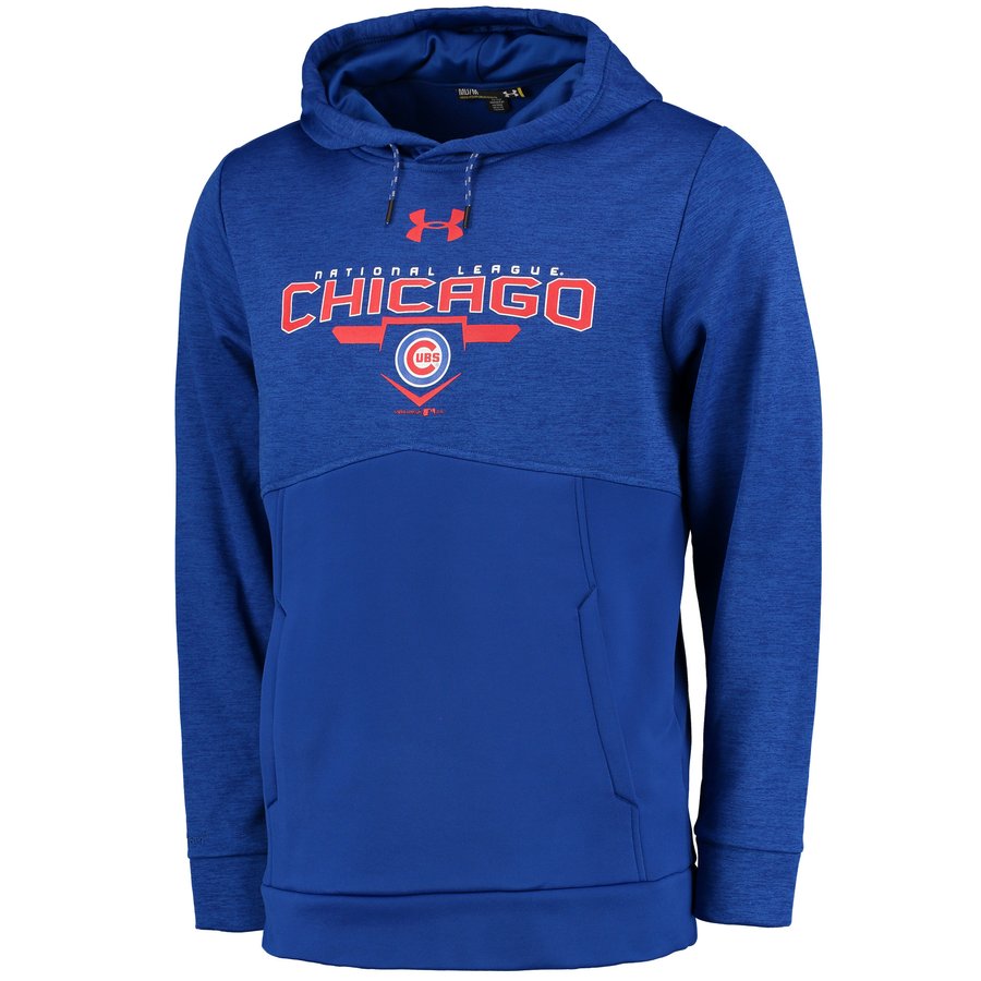 Chicago Cubs Under Armour Novelty Pullover Hoodie - Royal