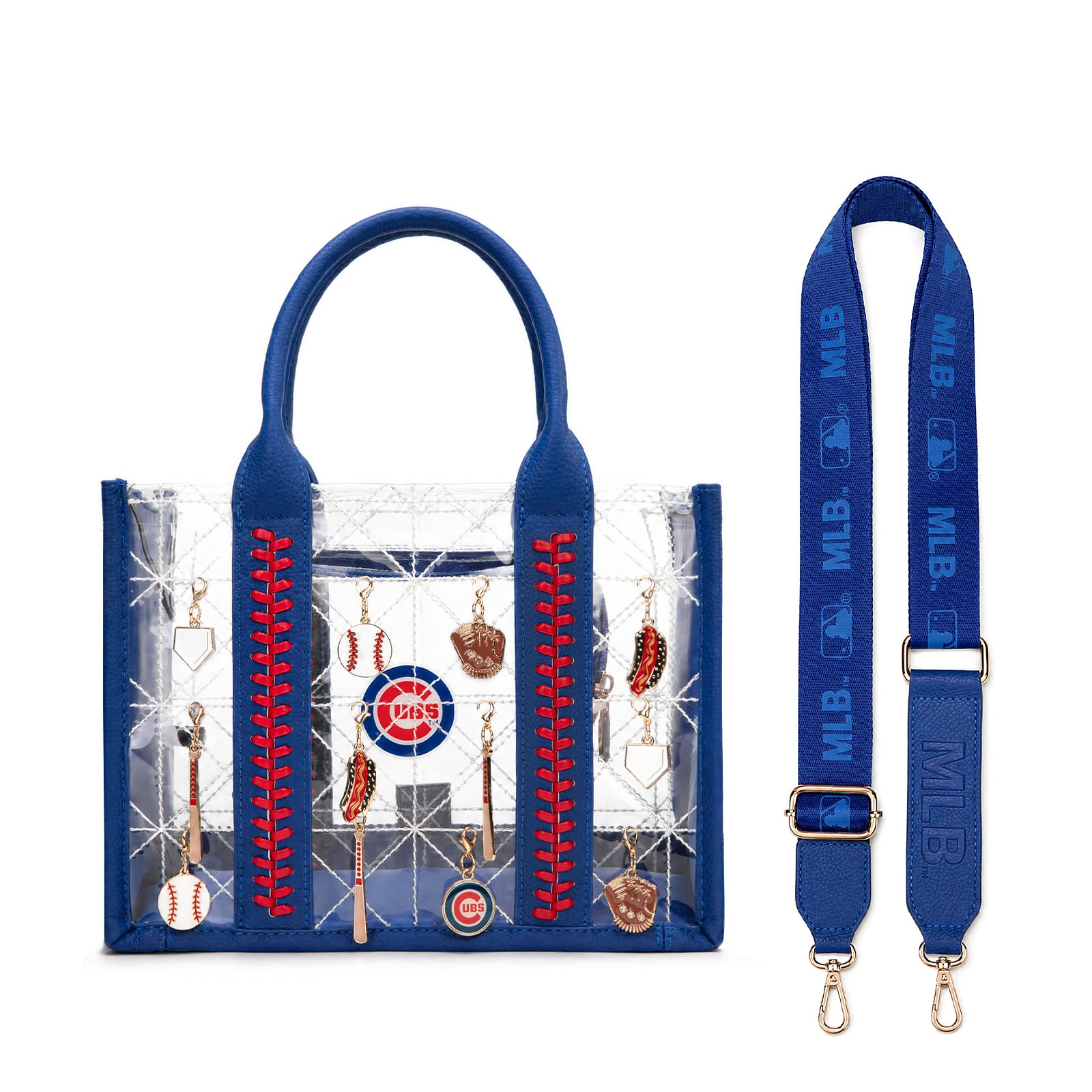 Montana West Chicago Cubs Charmed Whipstitch Tote