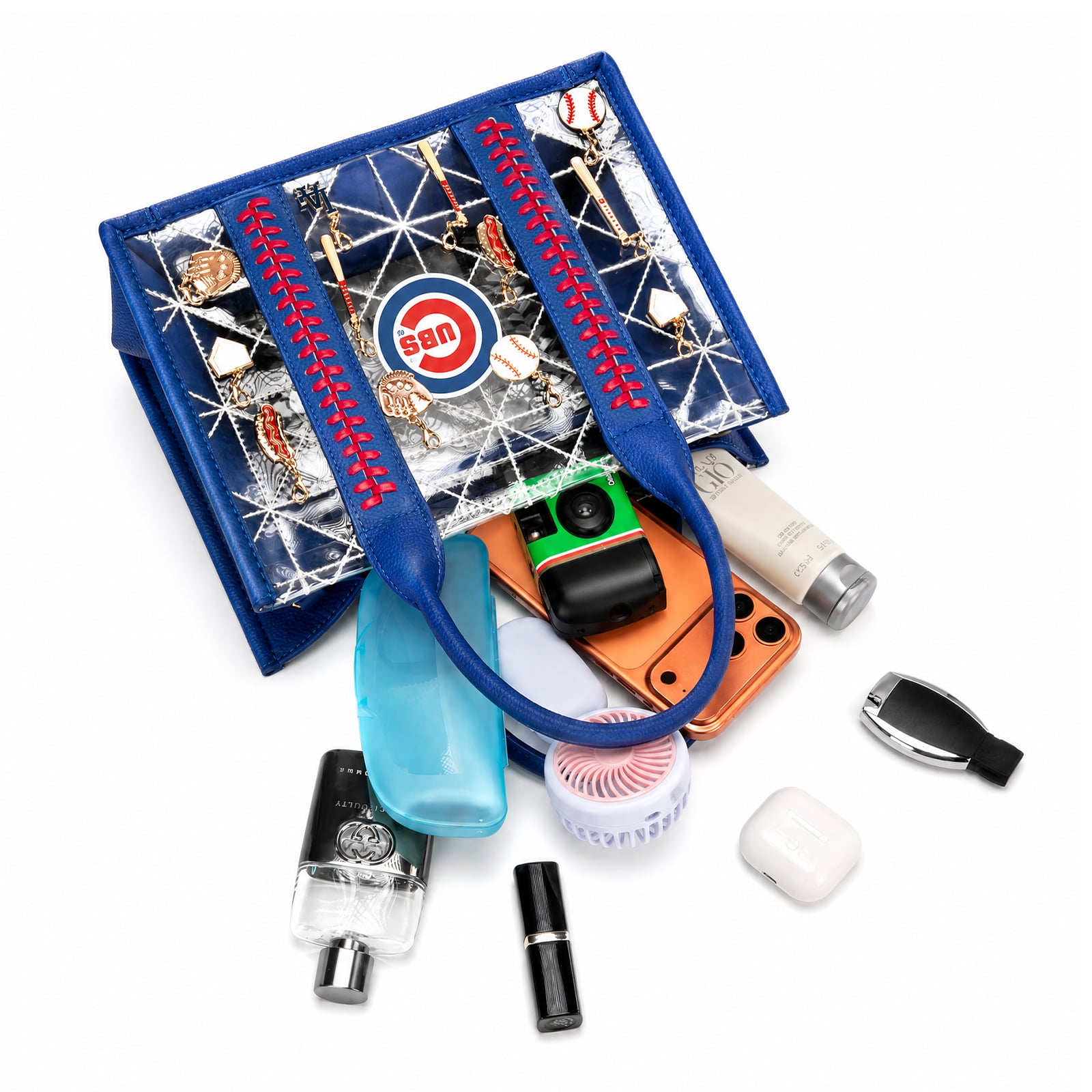 Montana West Chicago Cubs Charmed Whipstitch Tote