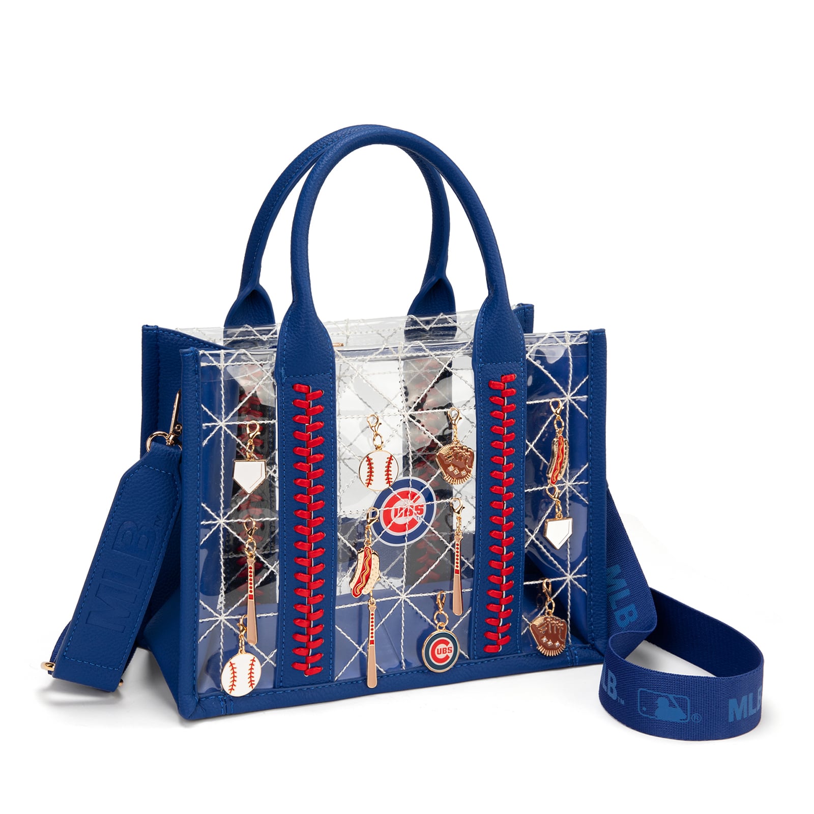 Montana West Chicago Cubs Charmed Whipstitch Tote