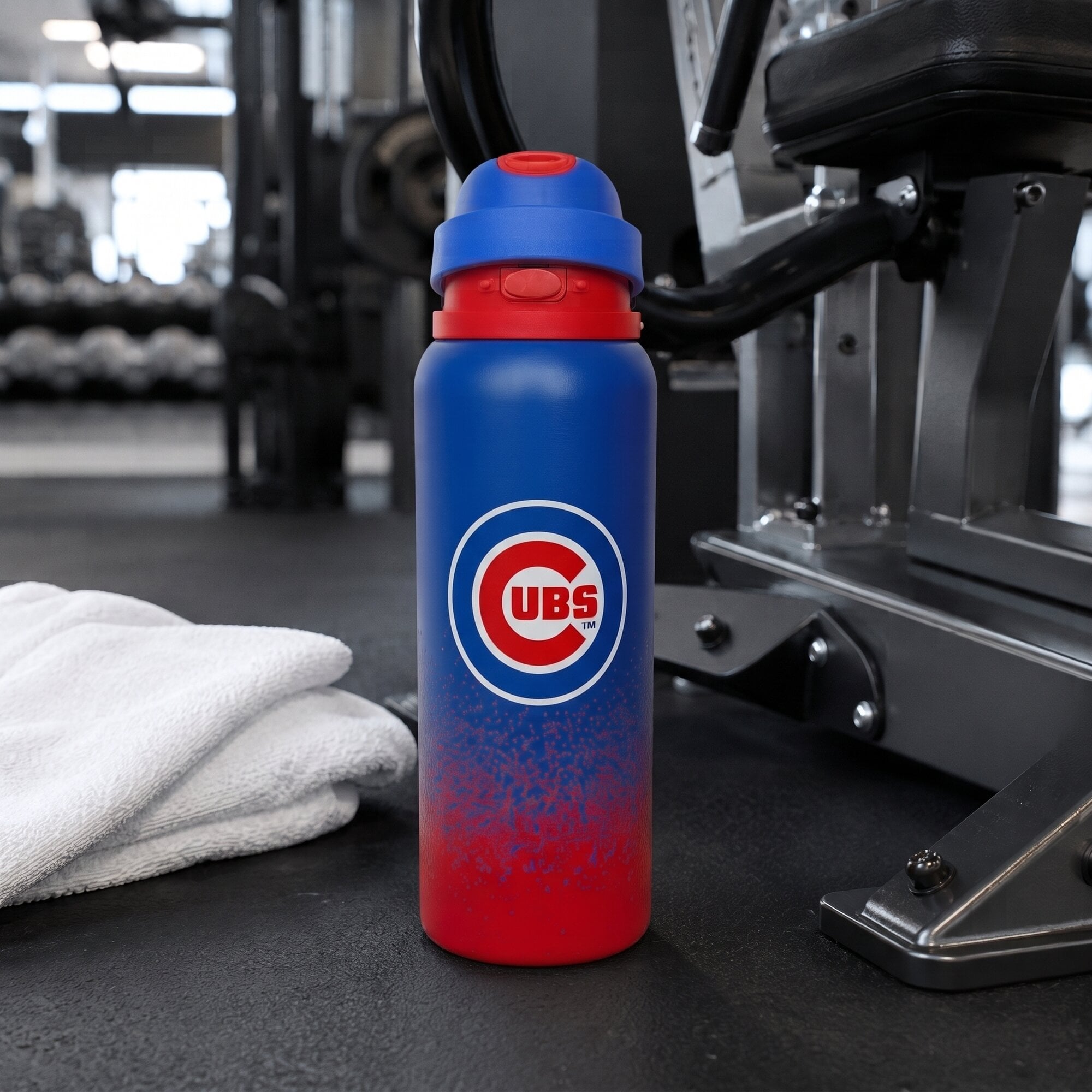 Gourde Pegasus Chicago Cubs 32 oz en acier inoxydable dégradé ProFlow