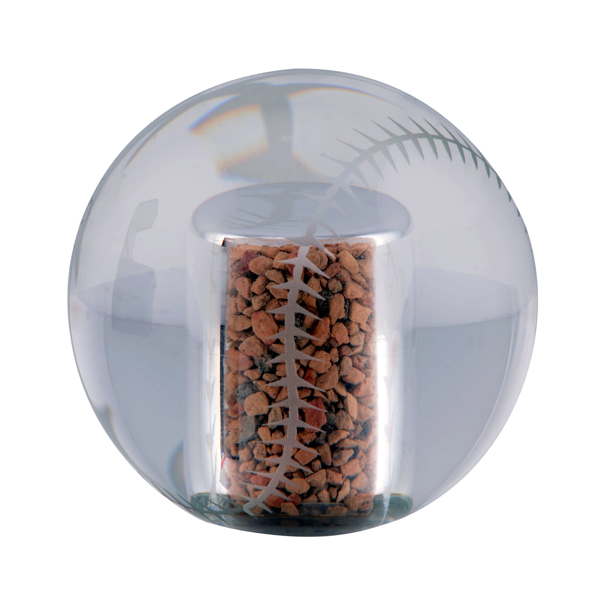 Pete Crow-Armstrong Chicago Cubs 40/40 Club Crystal Baseball with Game-Used Dirt from September 24, 2026