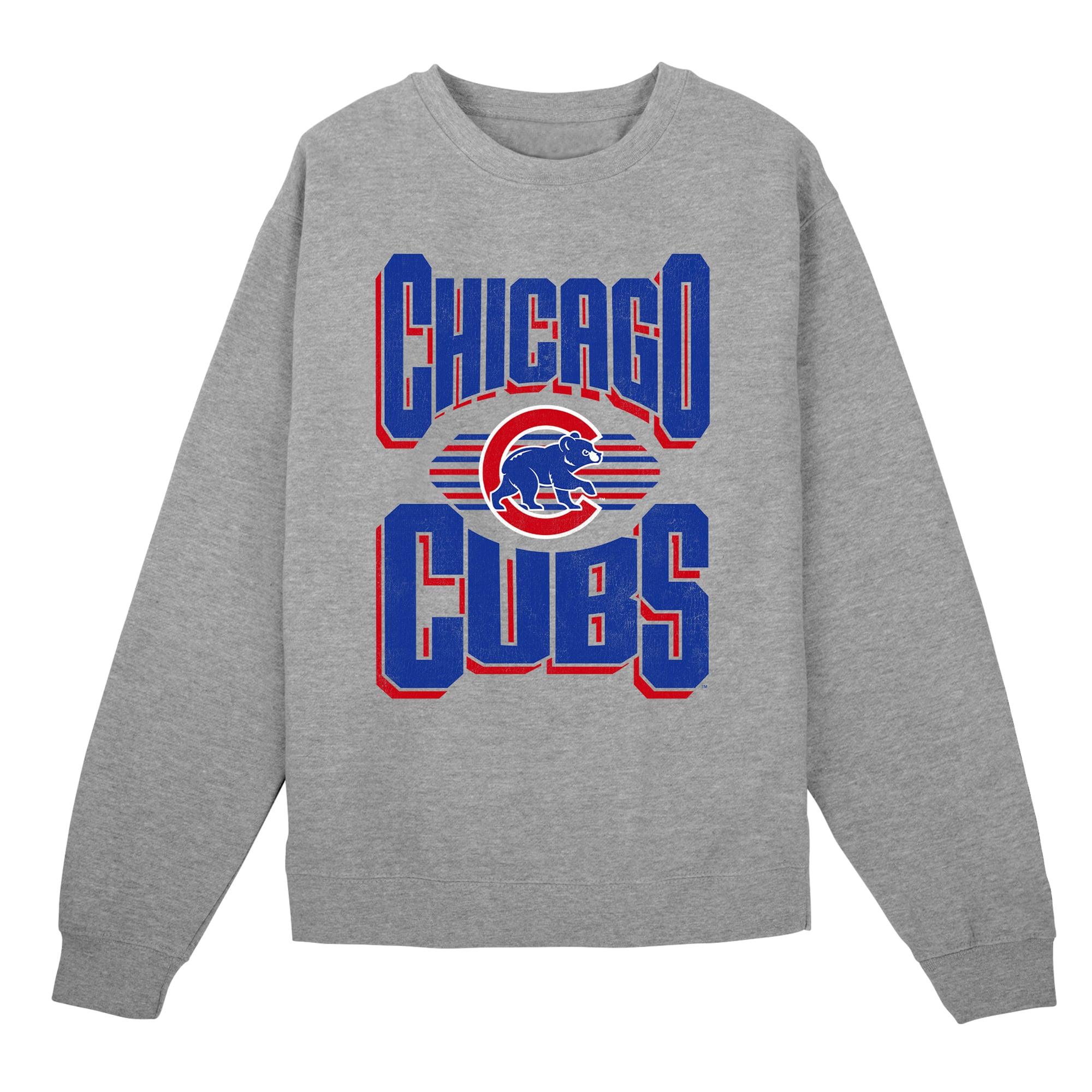 Preschool Outerstuff Gray Chicago Cubs Jet Stream Sweatshirt