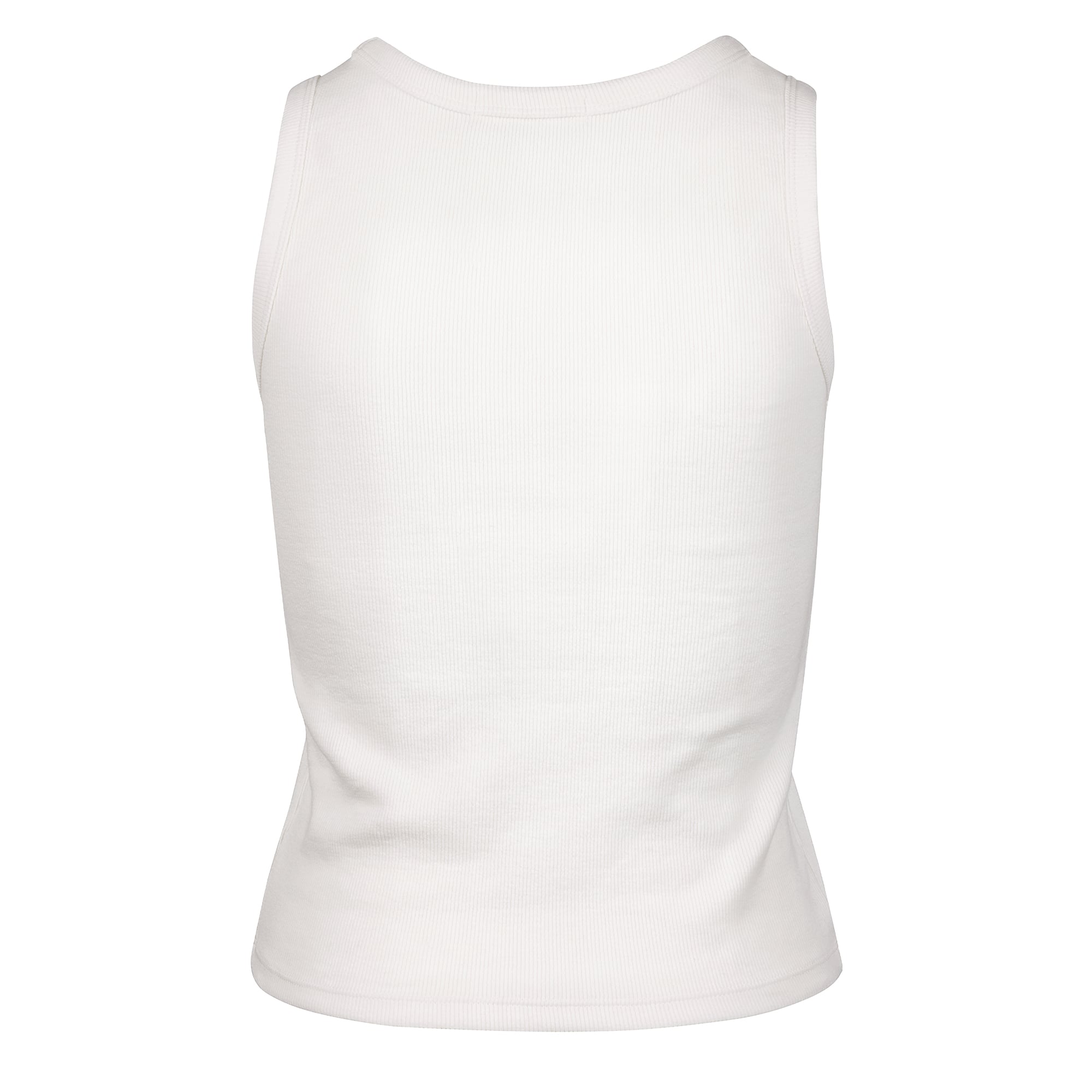 Women's '47 Cream Chicago Cubs Floral Logo Ribbed Baby Tank Top