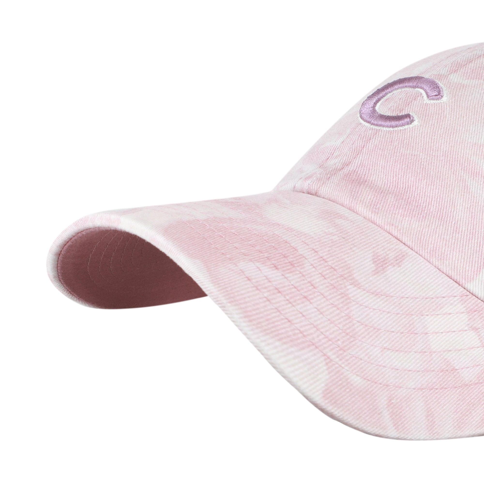Women's '47 Pink Chicago Cubs Gardenia Clean Up Adjustable Hat
