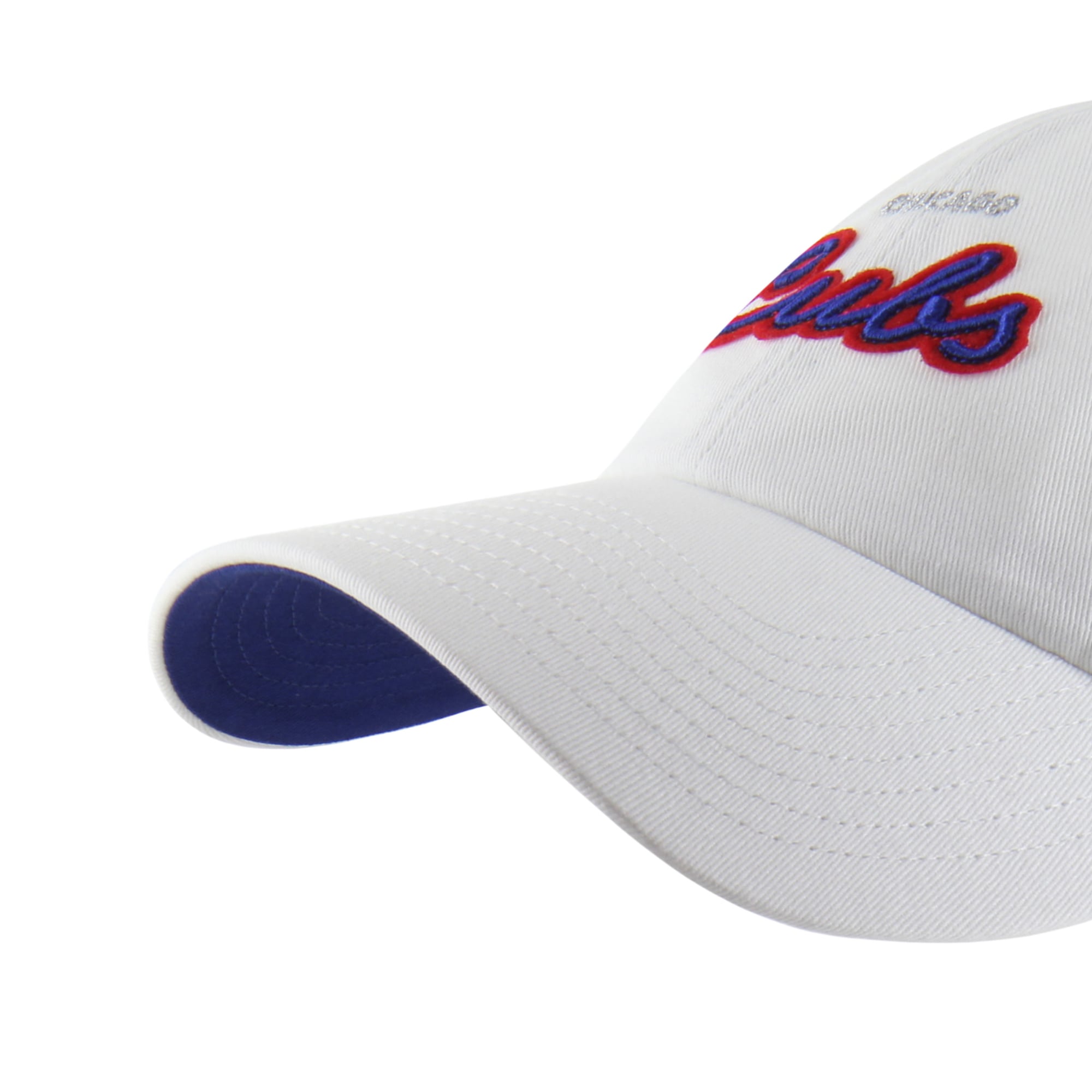 Casquette ajustable Chicago Cubs blanche '47 pour femme
