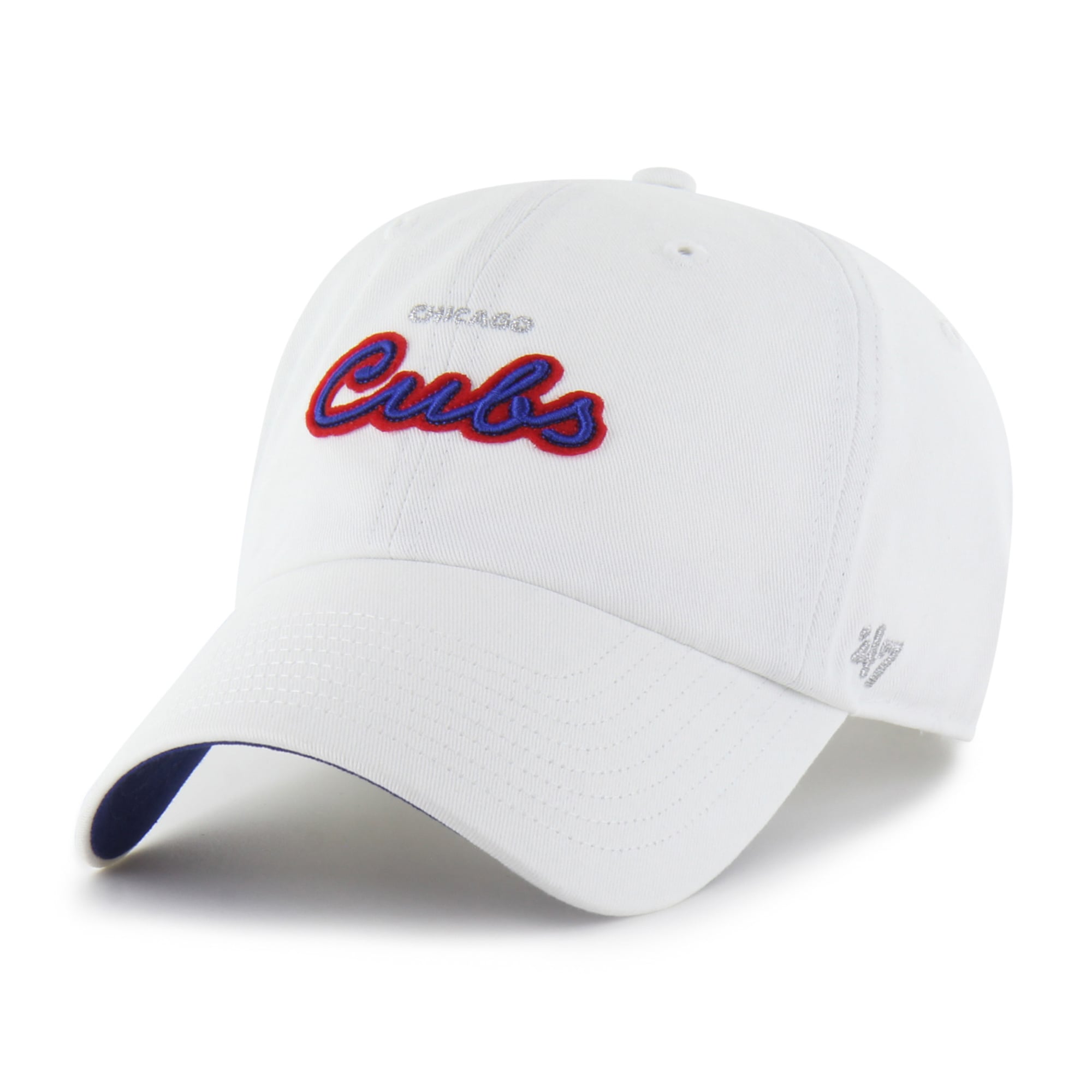 Casquette ajustable Chicago Cubs blanche '47 pour femme