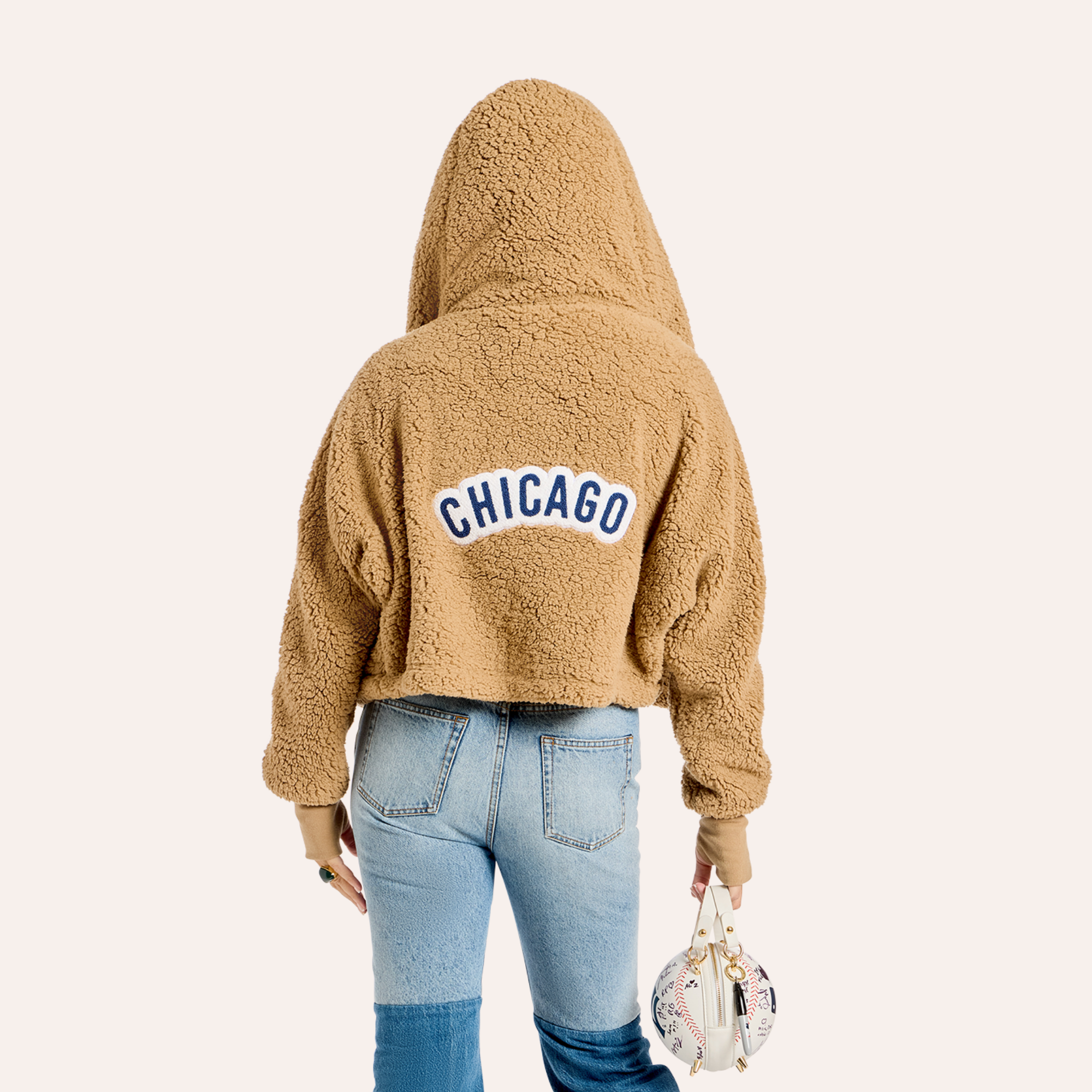Women's by Jill Martin  Light Brown Chicago Cubs Remix Lounger