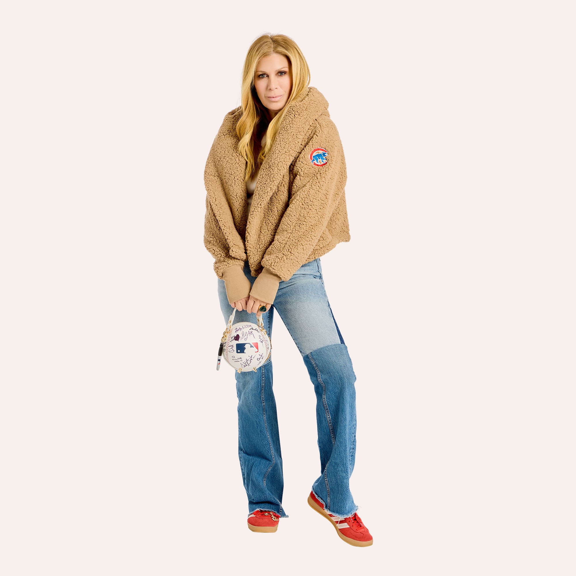 Women's by Jill Martin  Light Brown Chicago Cubs Remix Lounger