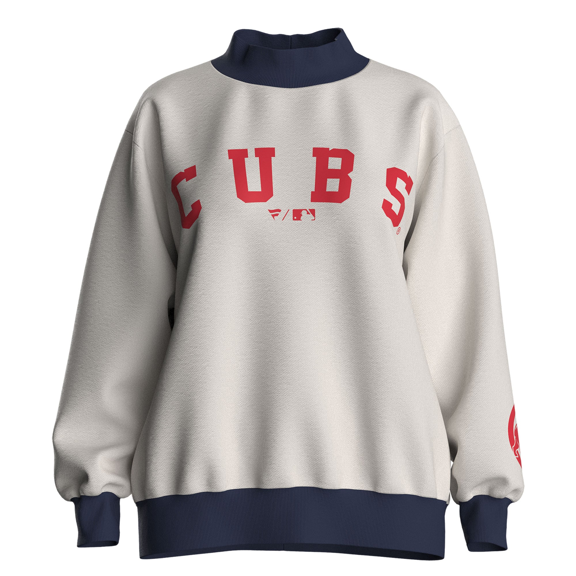 Women's Fanatics Cream Chicago Cubs Sweatshirt