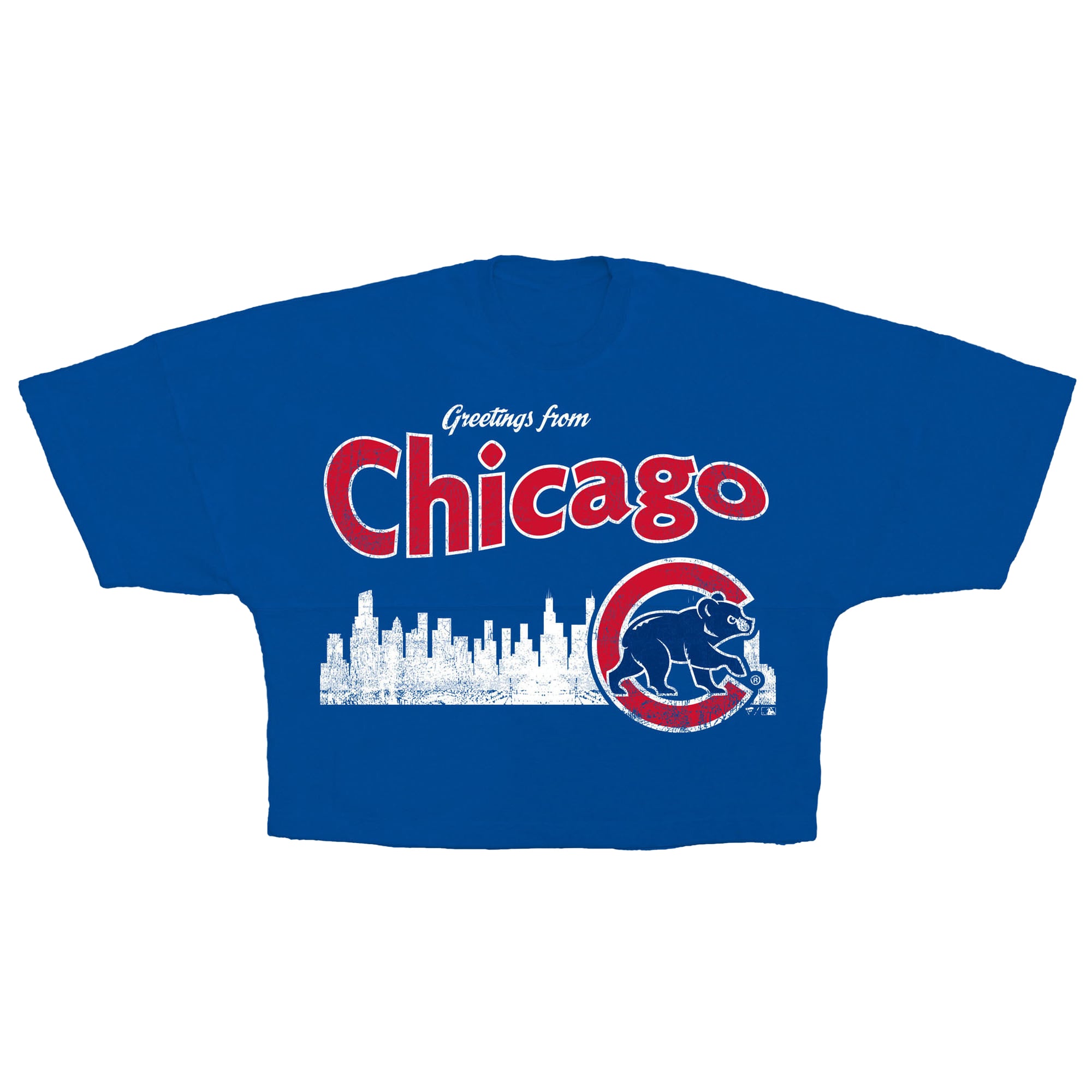 T-shirt court Fanatics Royal Chicago Cubs pour femmes