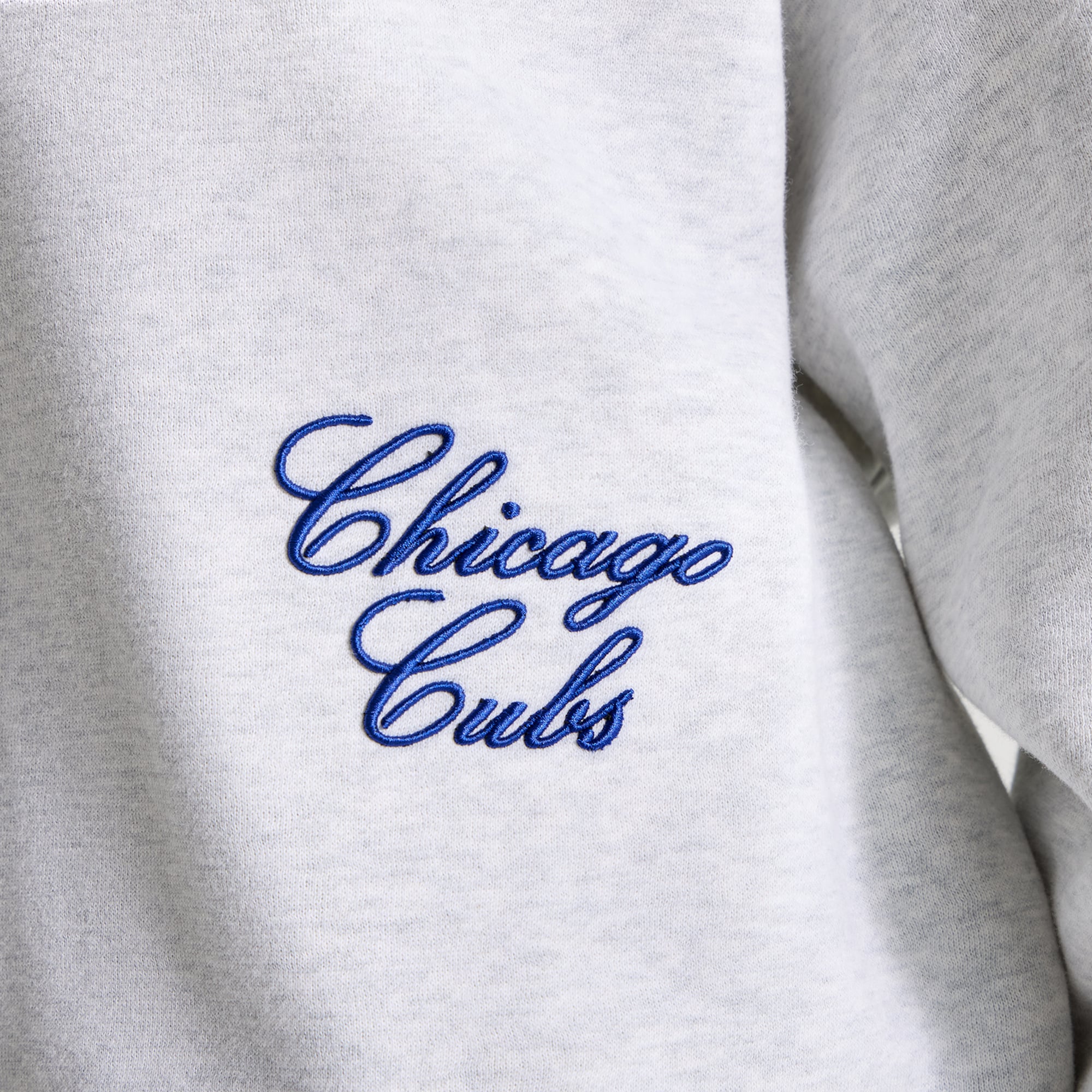 Pull oversize Steady State pour femme, gris chiné ultra clair, Chicago Cubs