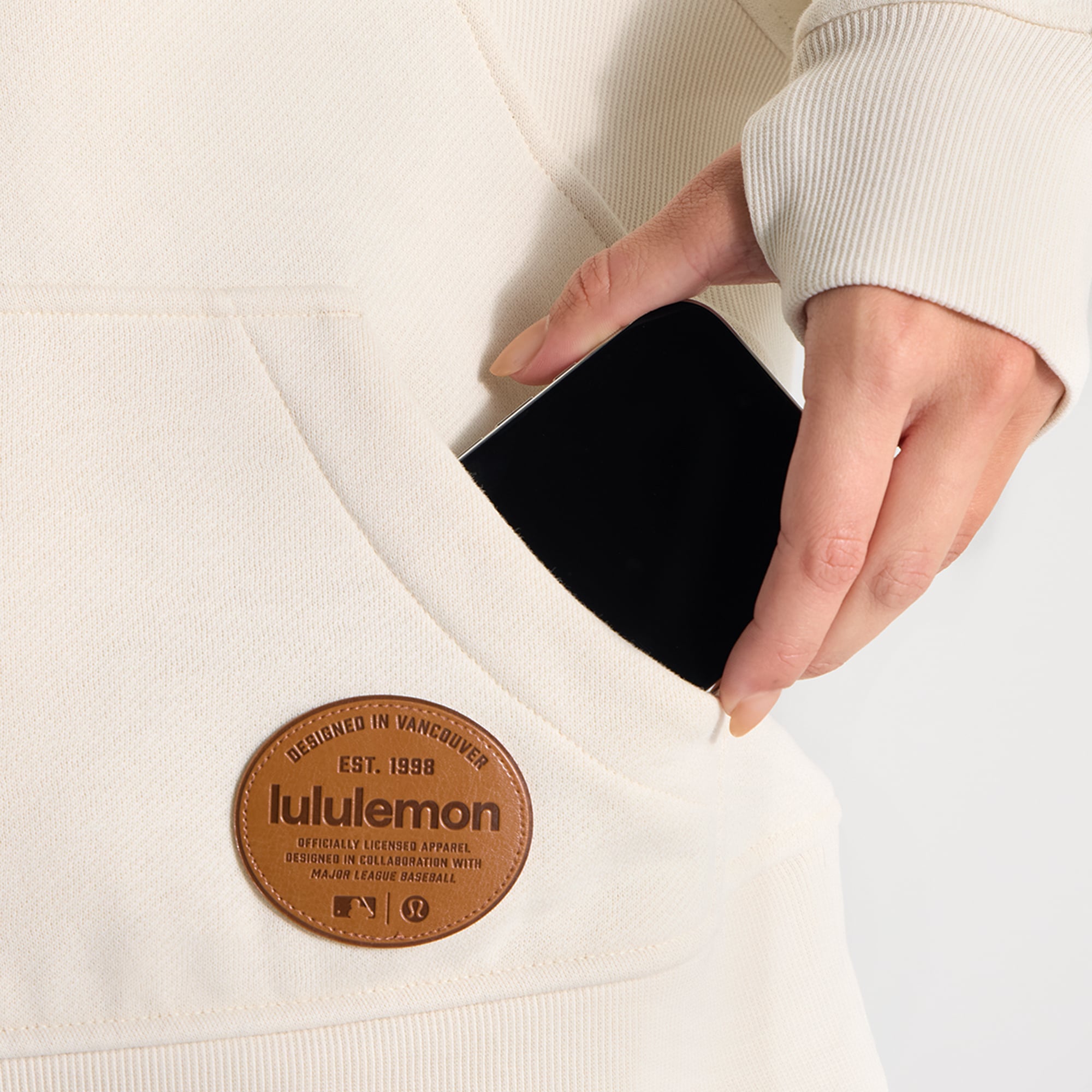 Sweat à capuche zippé oversize bleu symphonie Chicago Cubs de lululemon pour femme