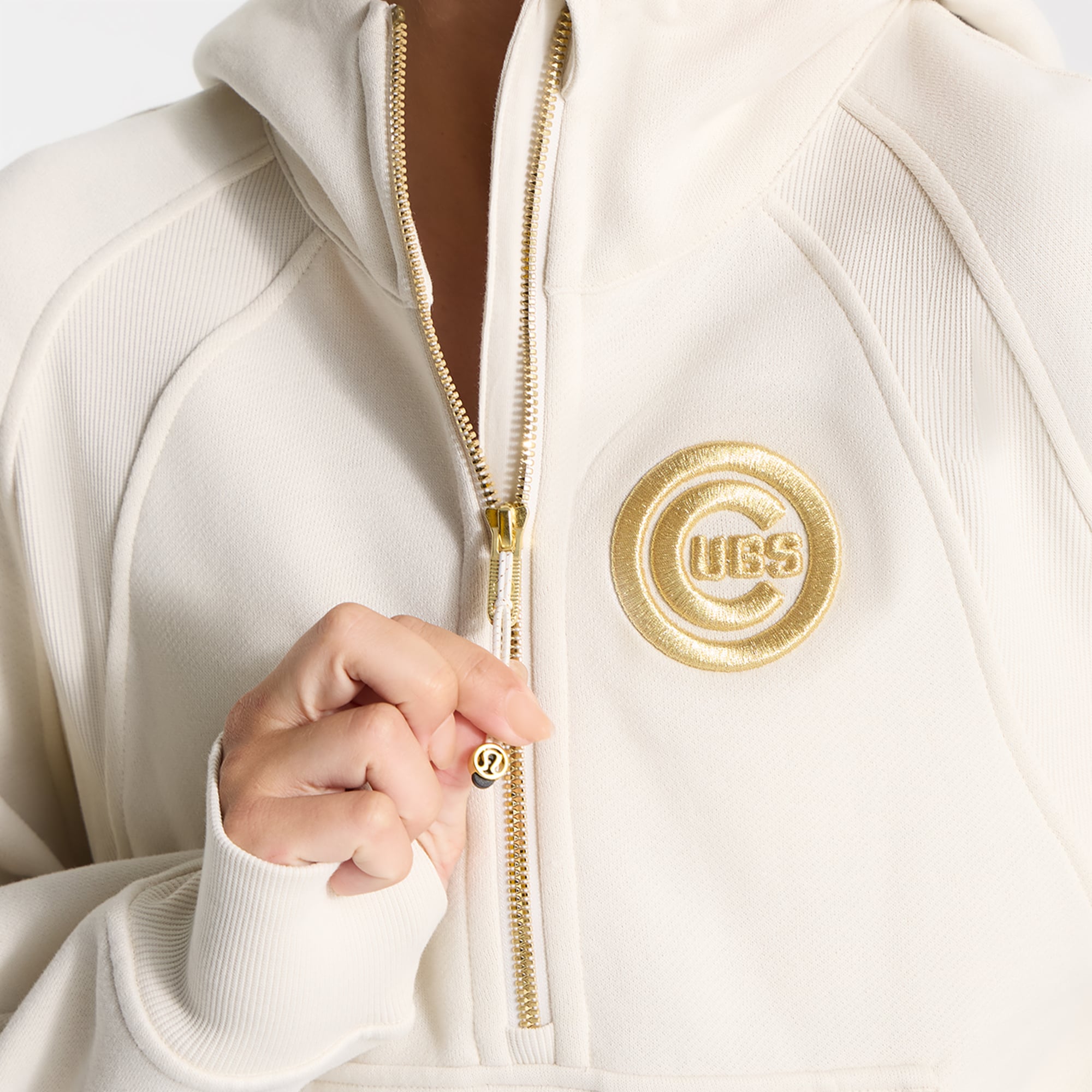 Sweat à capuche zippé oversize bleu symphonie Chicago Cubs de lululemon pour femme