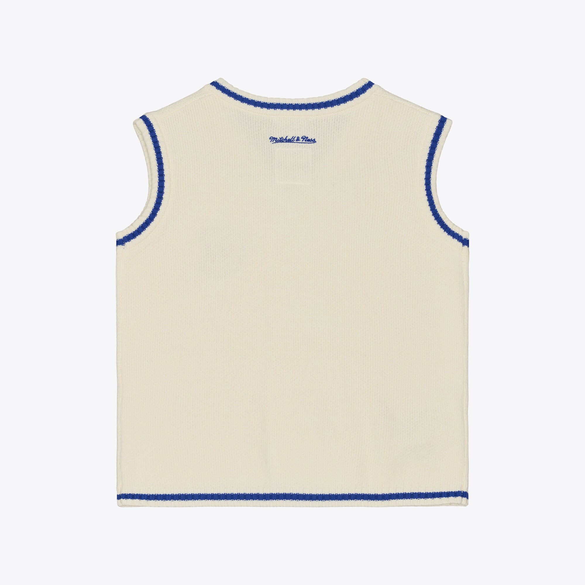 Women's Mitchell & Ness Cream Chicago Cubs Cooperstown Collection Retro Roots Sweater Vest
