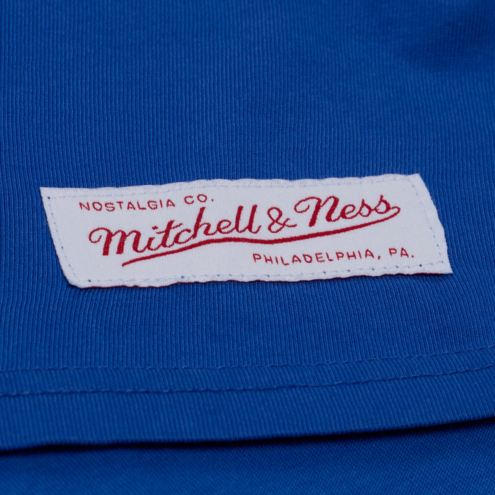 Women's Mitchell & Ness Royal Chicago Cubs Core Essentials Boxy Crop T-Shirt