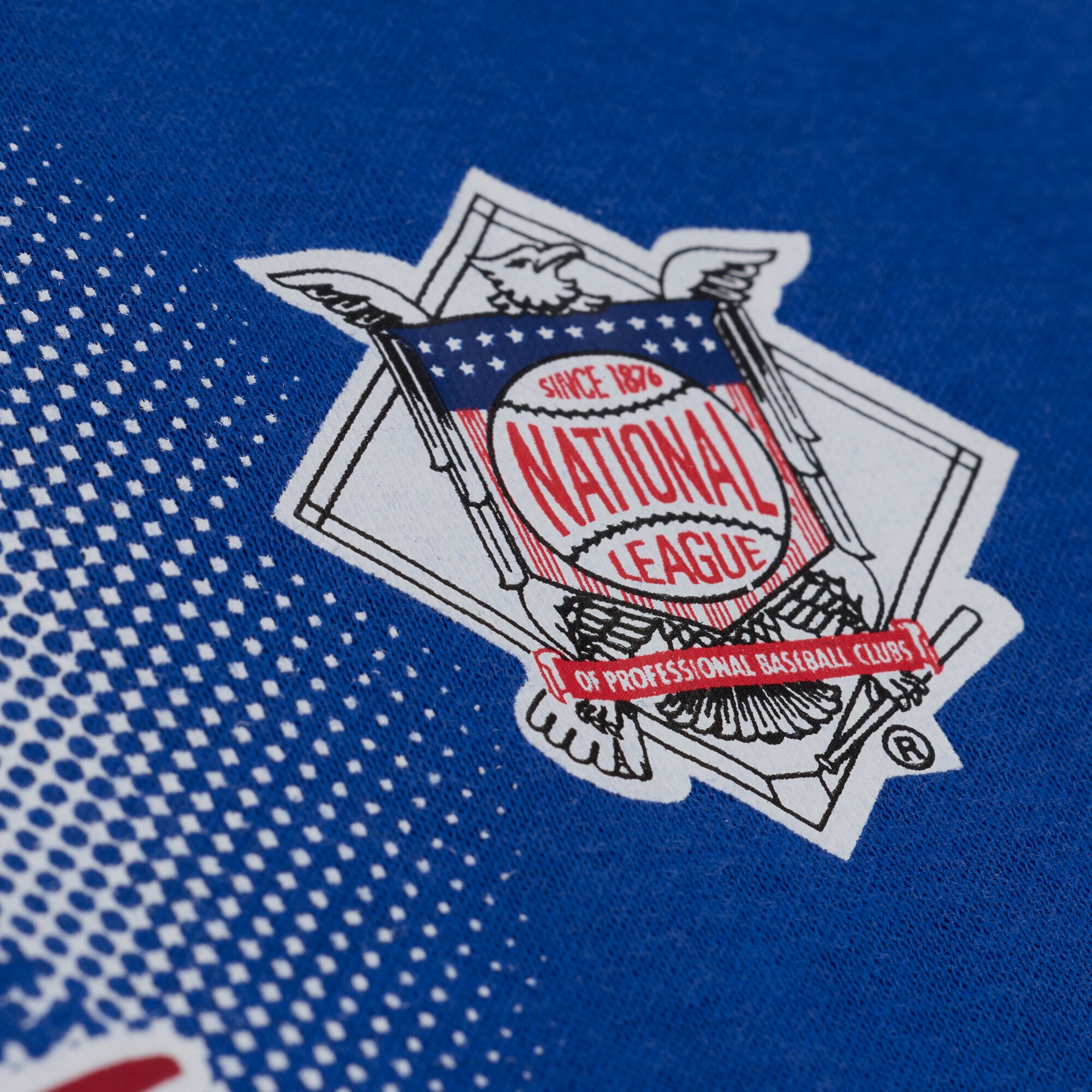 Sweat-shirt Mitchell & Ness Royal Chicago Cubs Street Graphics pour femme