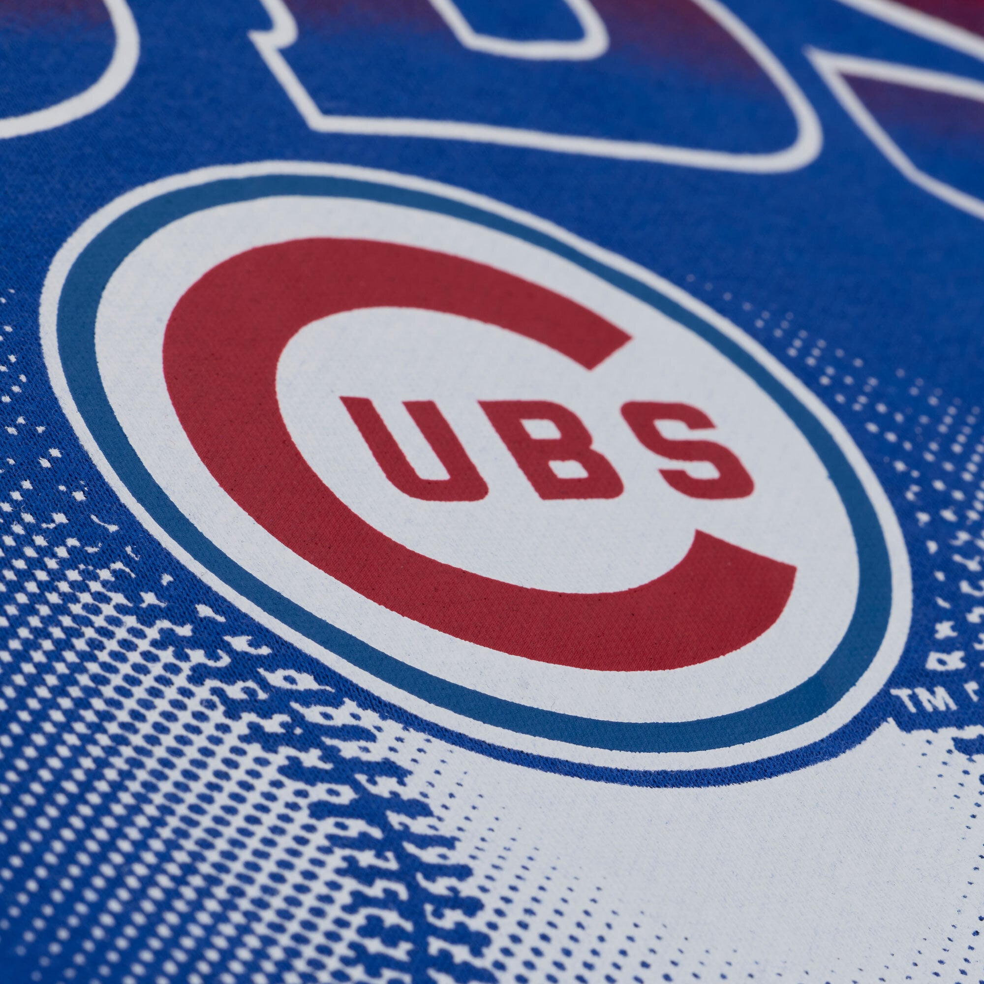 Sweat-shirt Mitchell & Ness Royal Chicago Cubs Street Graphics pour femme